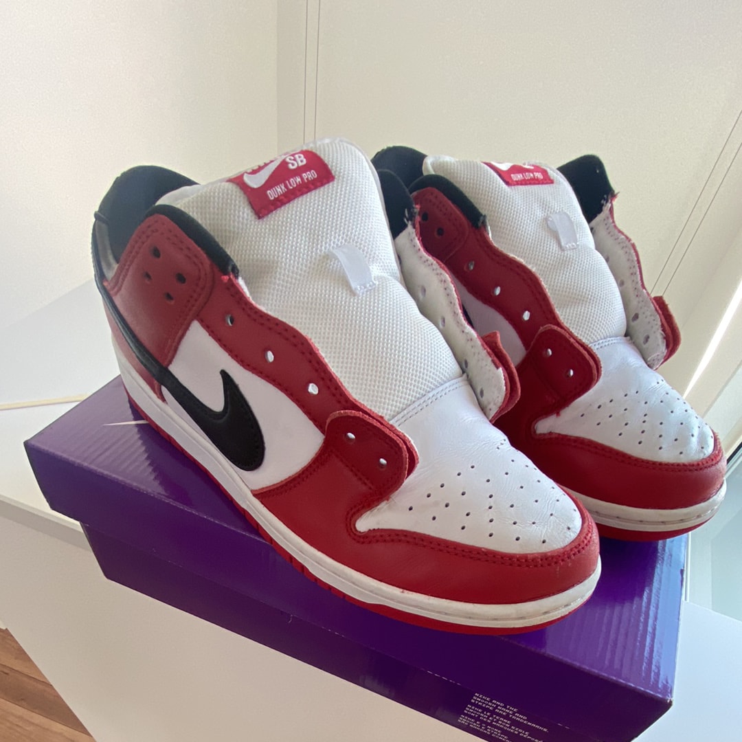 Nike SB Dunk Low Pro "J-Pack Chicago/Varsity Red and White"