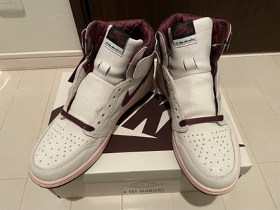A Ma Maniere × Nike Air Jordan 1 Retro High OG "Sail and Burgundy"