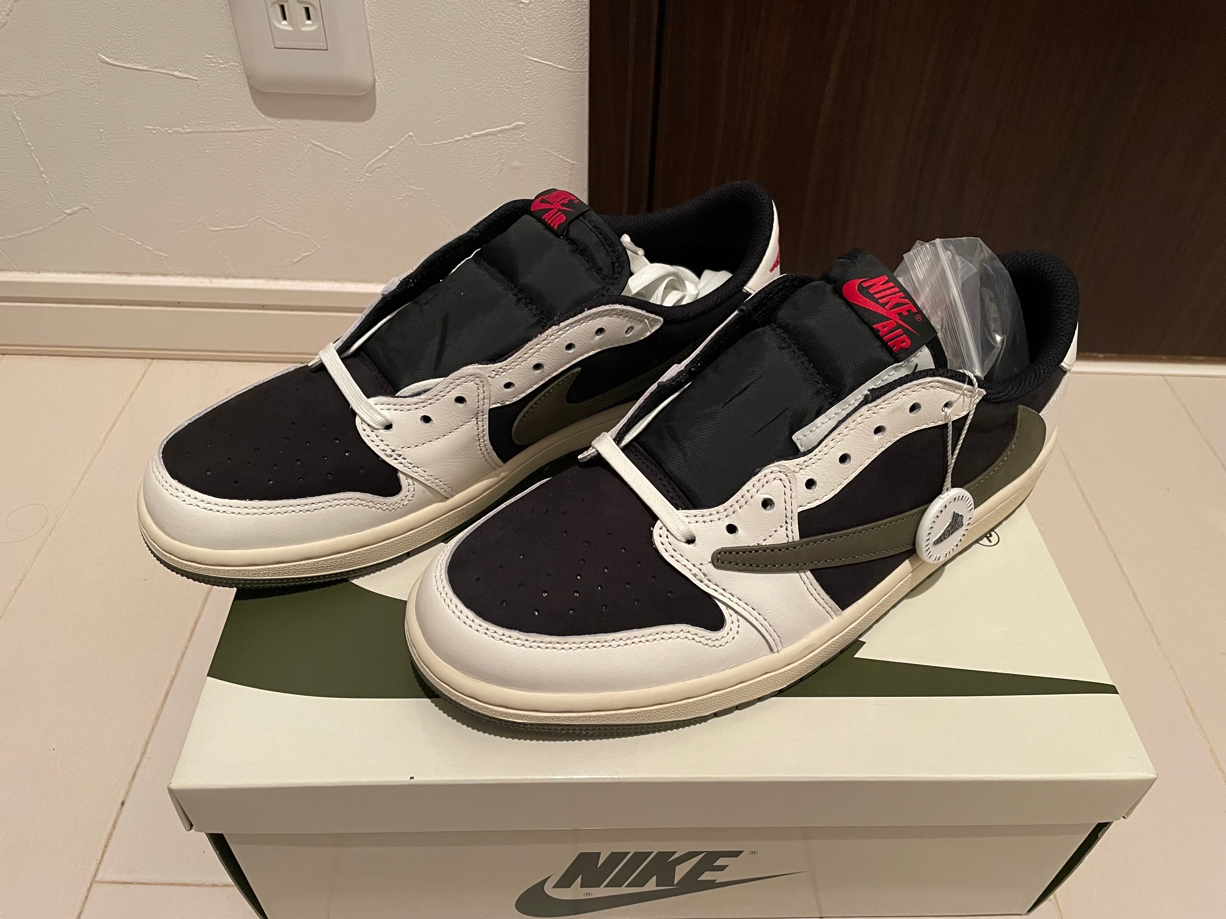 Travis Scott × Nike Women's Air Jordan 1 Low OG "Medium Olive"