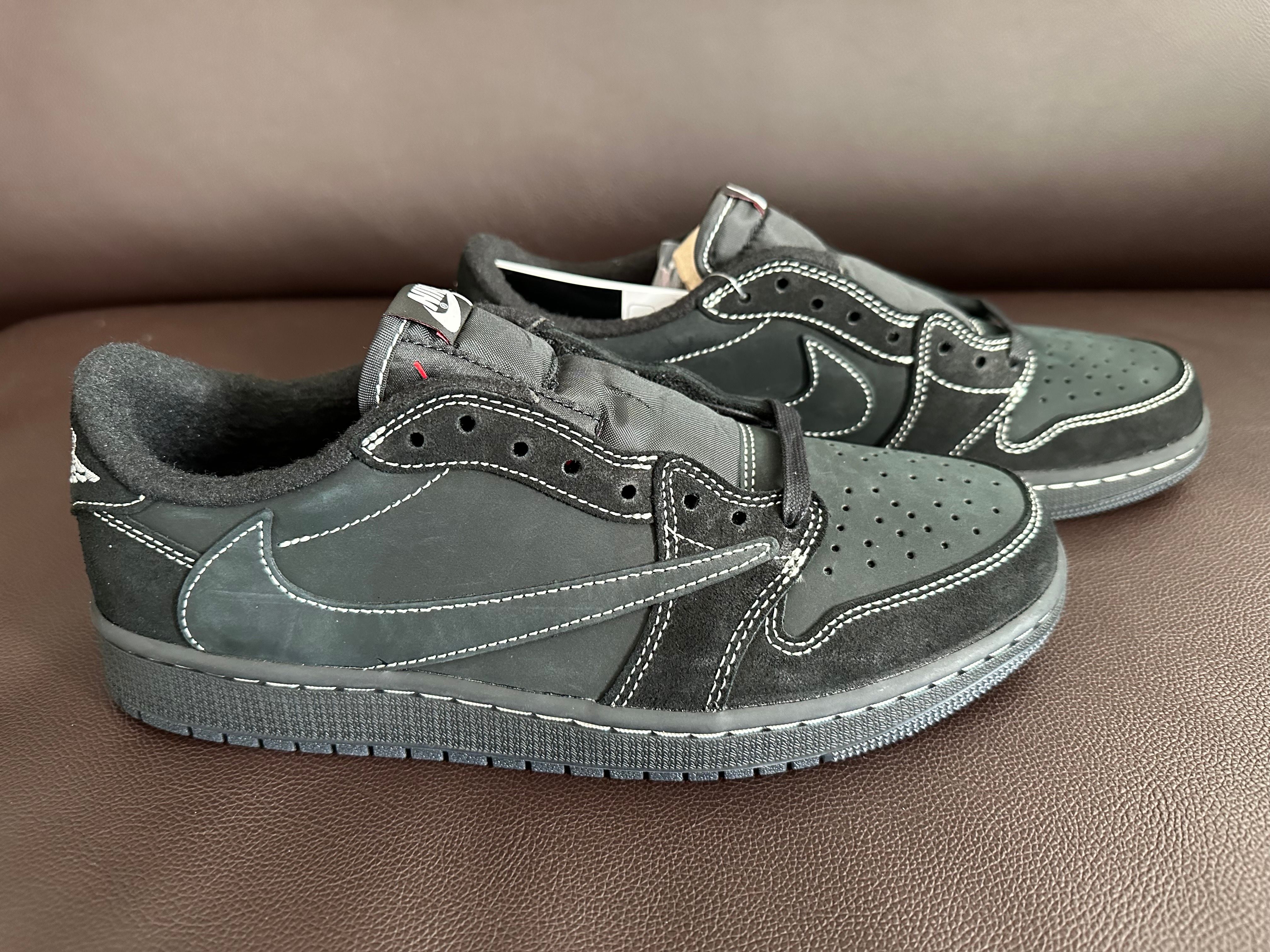 Travis Scott × Nike Air Jordan 1 Low OG SP "Black Phantom"