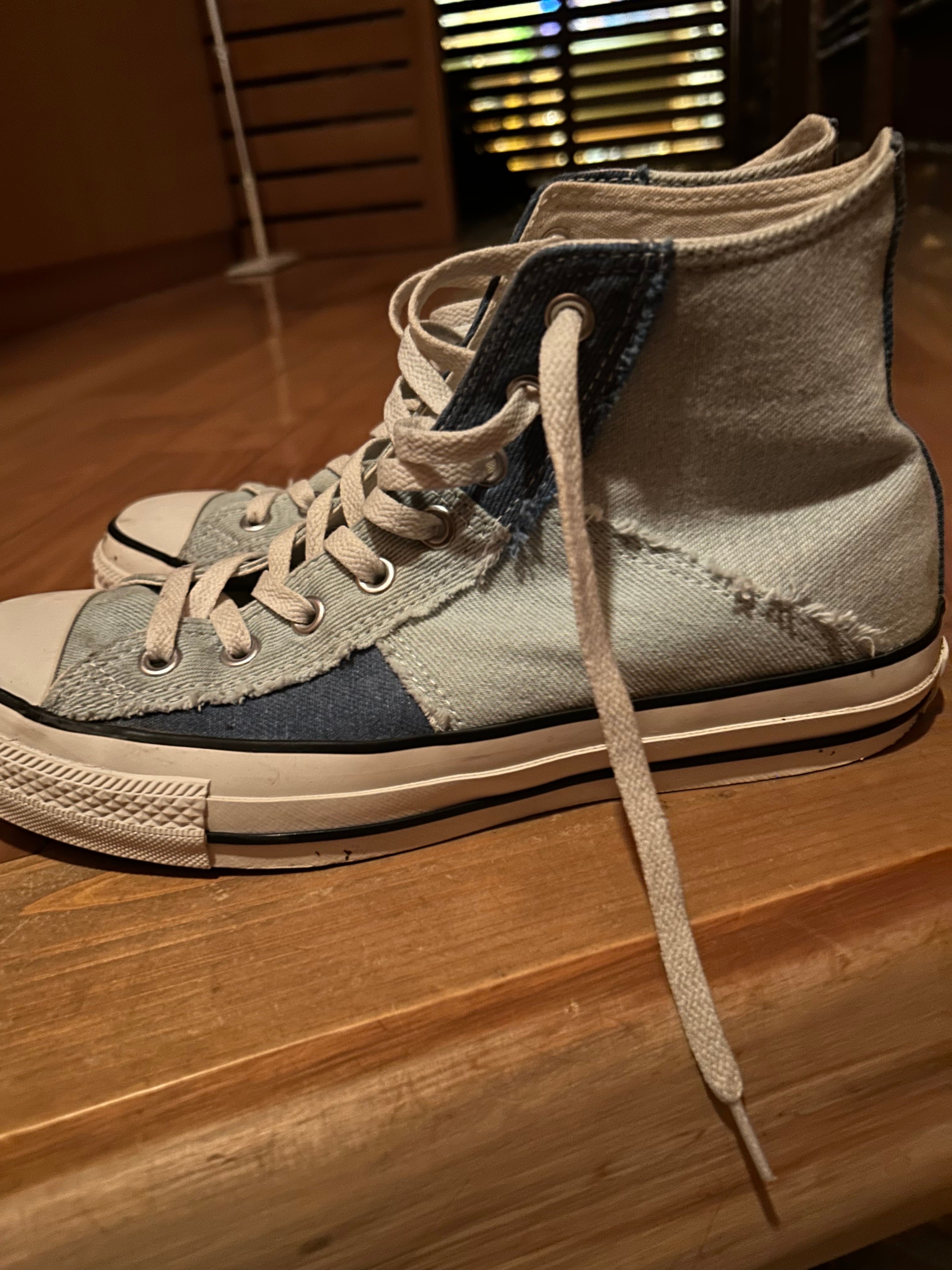 Converse All Star Denim Patchwork Hi "Light Blue"