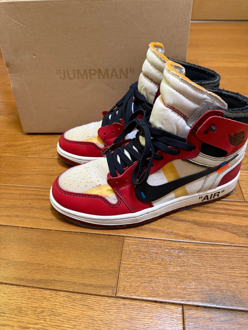 オフホワイト × ナイキ エアジョーダン1 レトロ ハイ ザ・テン オフホワイト × ナイキ エアジョーダン1 レトロ ハイ ザ・テン