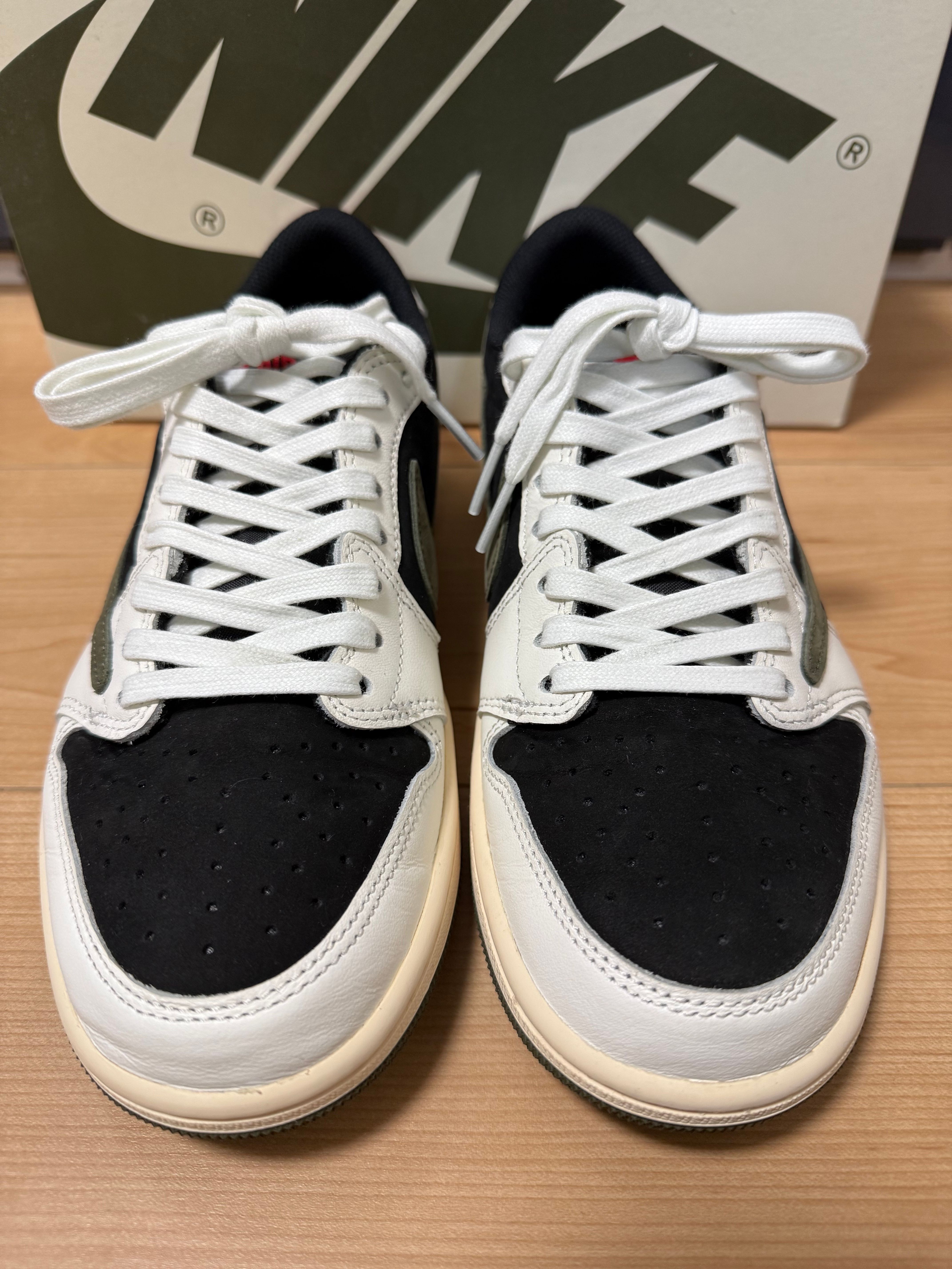 Travis Scott × Nike Women's Air Jordan 1 Low OG "Medium Olive"