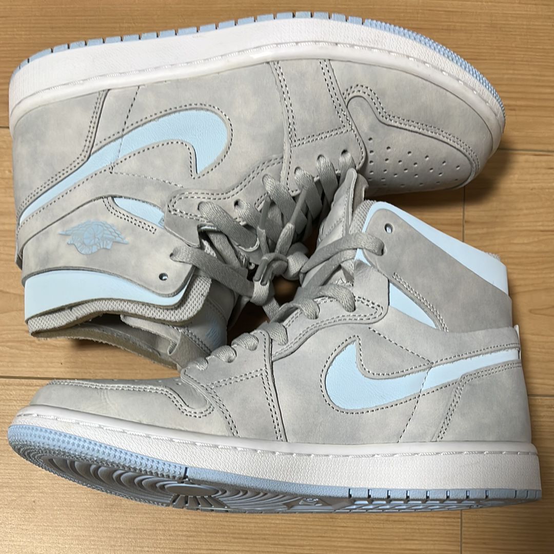 Nike Women's Air Jordan 1 High Zoom Air Comfort "Grey Fog/White/Celestine Blue"