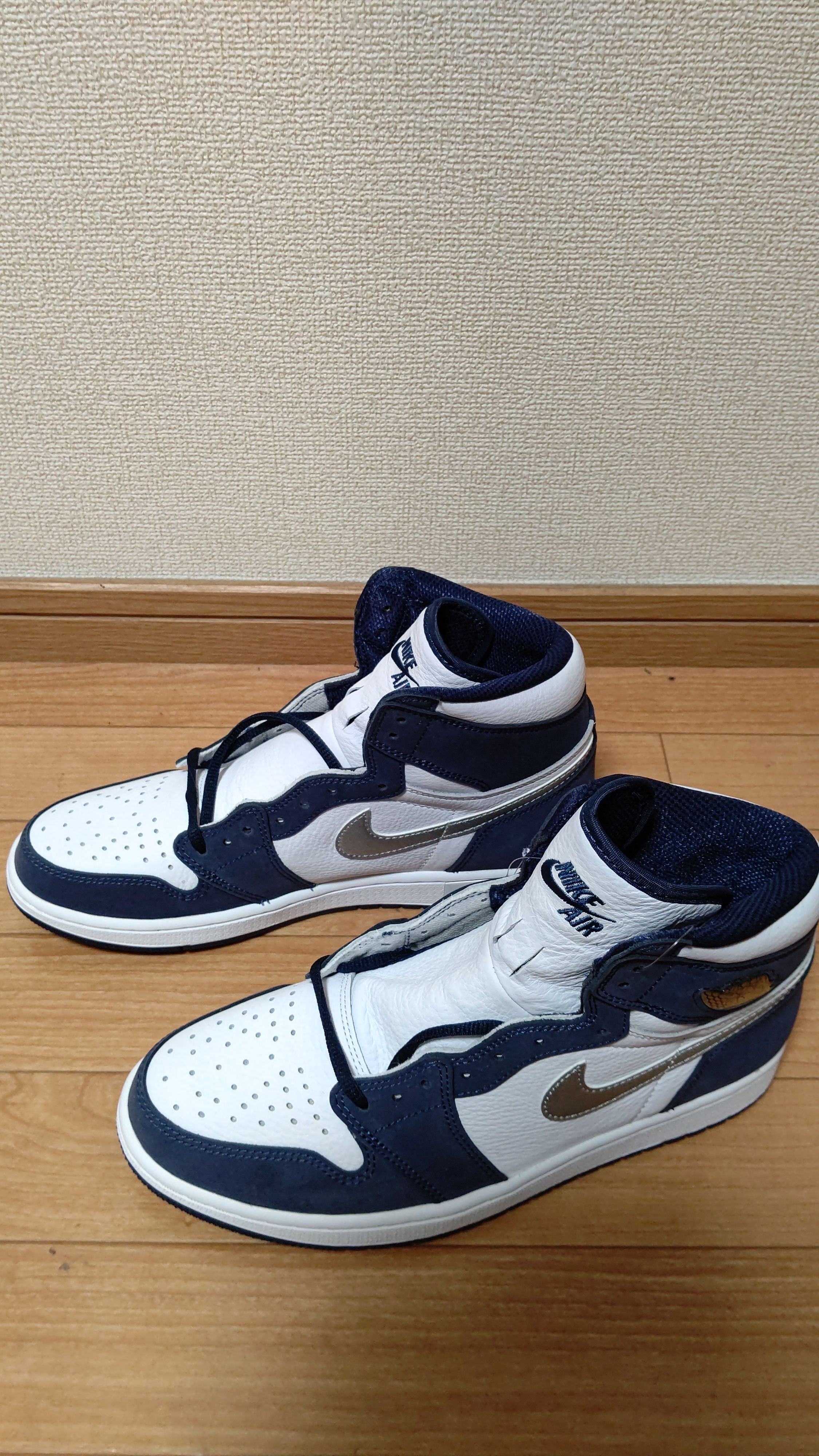 Nike Air Jordan 1 High OG CO.JP "White/Midnight Navy" (2020)(ブリーフケースなし)