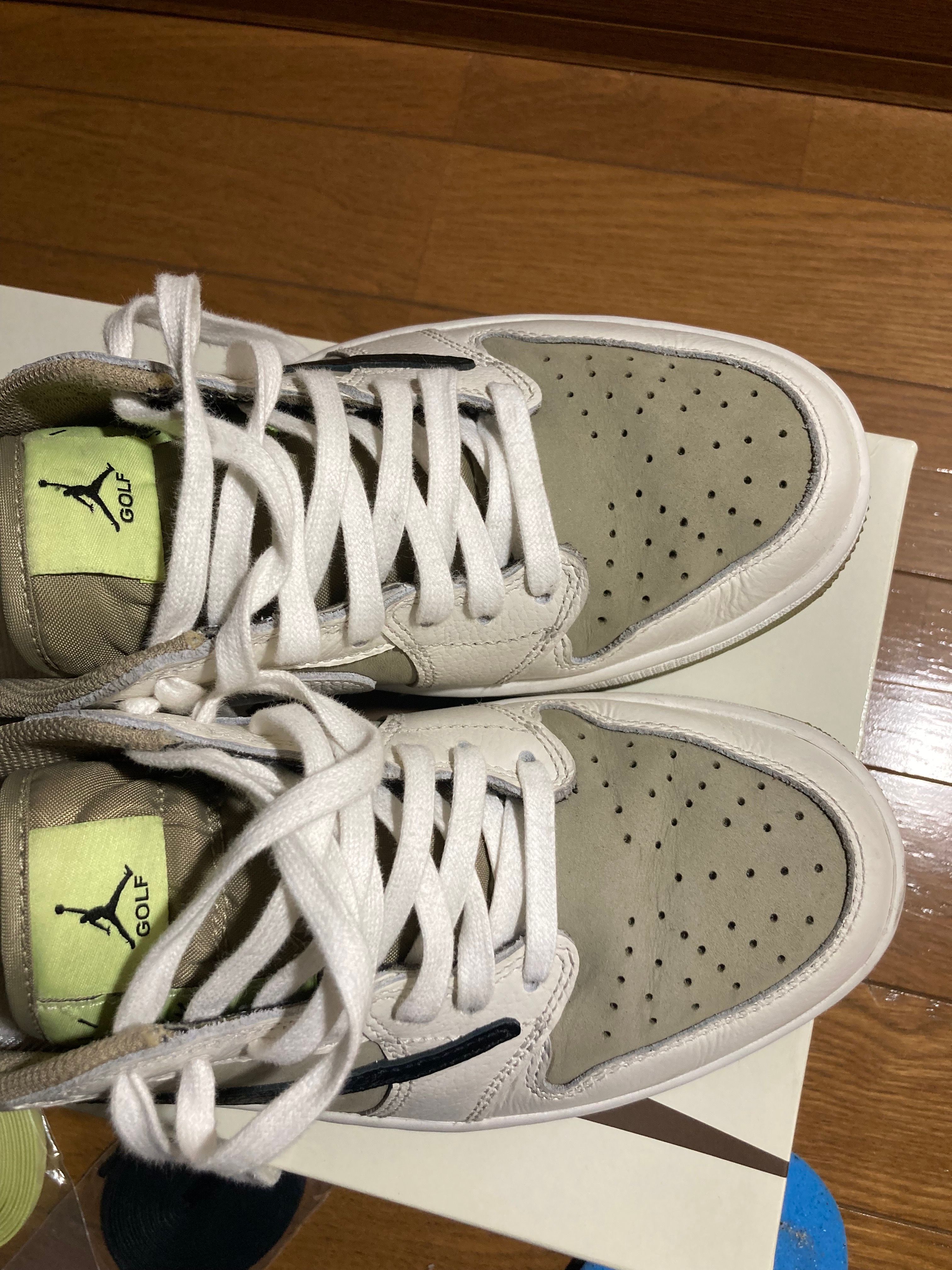 Travis Scott × Nike Air Jordan 1 Low Golf NRG "Neutral Olive"