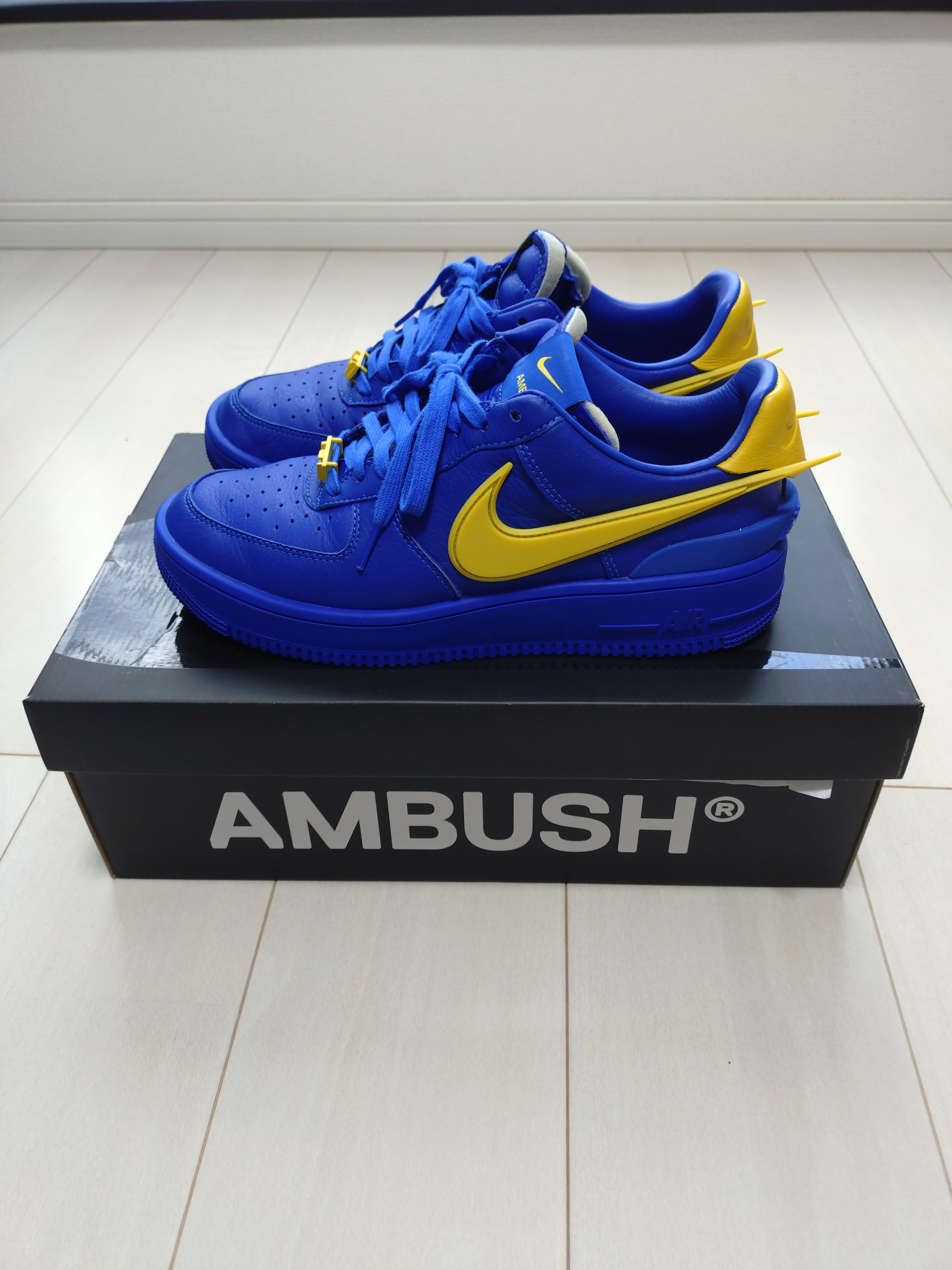 AMBUSH × Nike Air Force 1 Low "Game Royal and Vivid Sulfur"