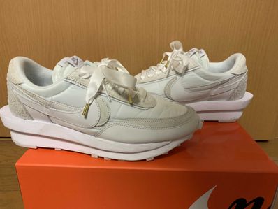sacai × Nike LDV Waffle "Triple White"