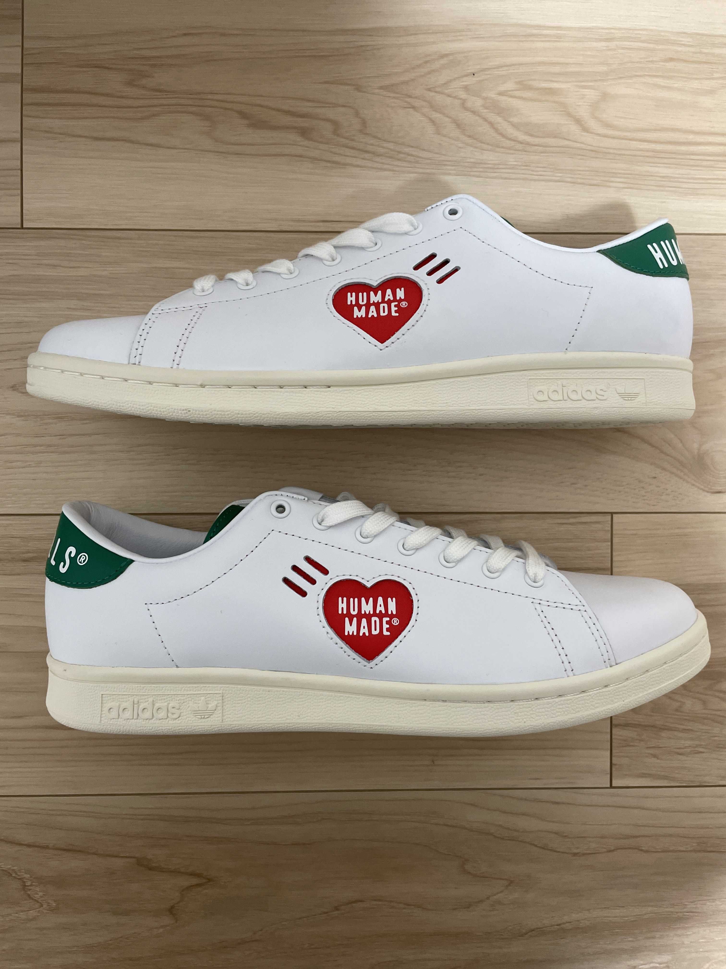 HUMAN MADE × adidas Stan Smith "Footwear White/Green"