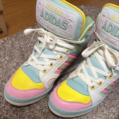 Jeremy Scott adidas forum dipped "Blue"