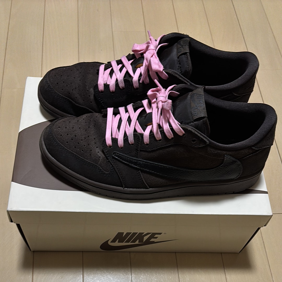 Travis Scott × Nike Air Jordan 1 Low OG SP "Velvet Brown and Dark Mocha"