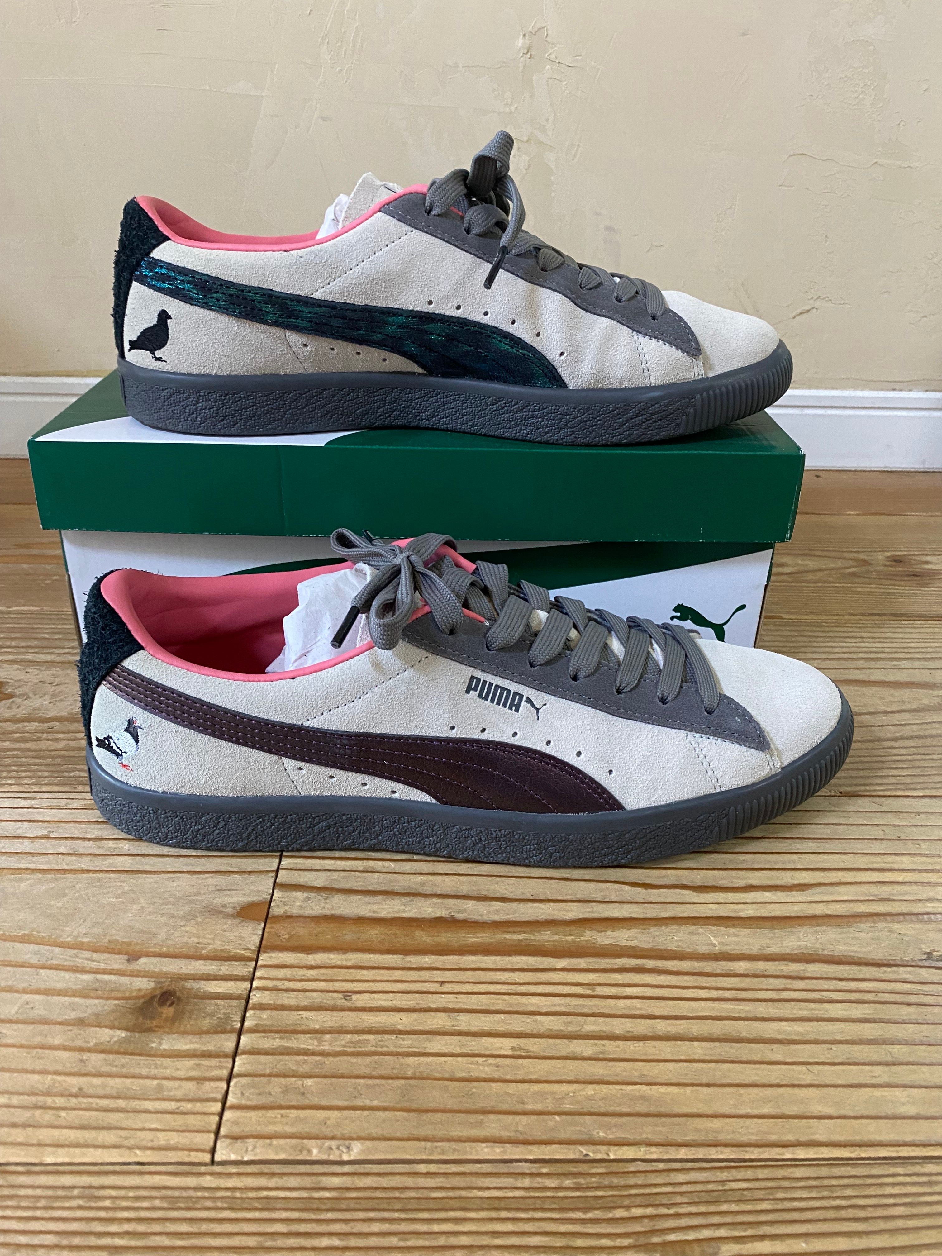 Staple × Atmos × Puma Suede "Natural Grey"