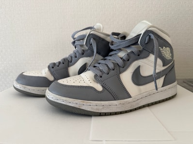 Nike Women's Air Jordan 1 Mid "Grey/Sail"