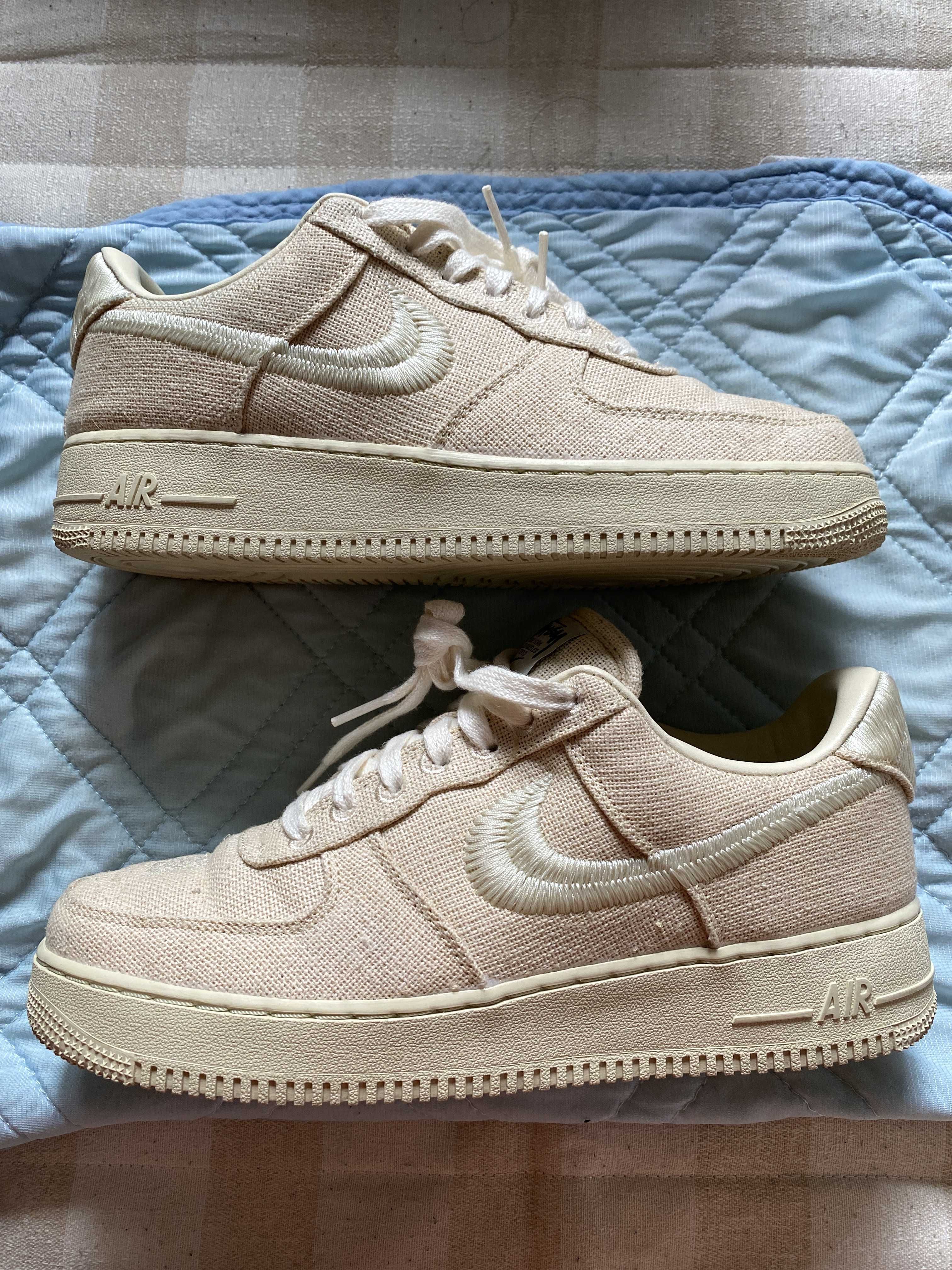 Stussy × Nike Air Force 1 Low "Fossil Stone"