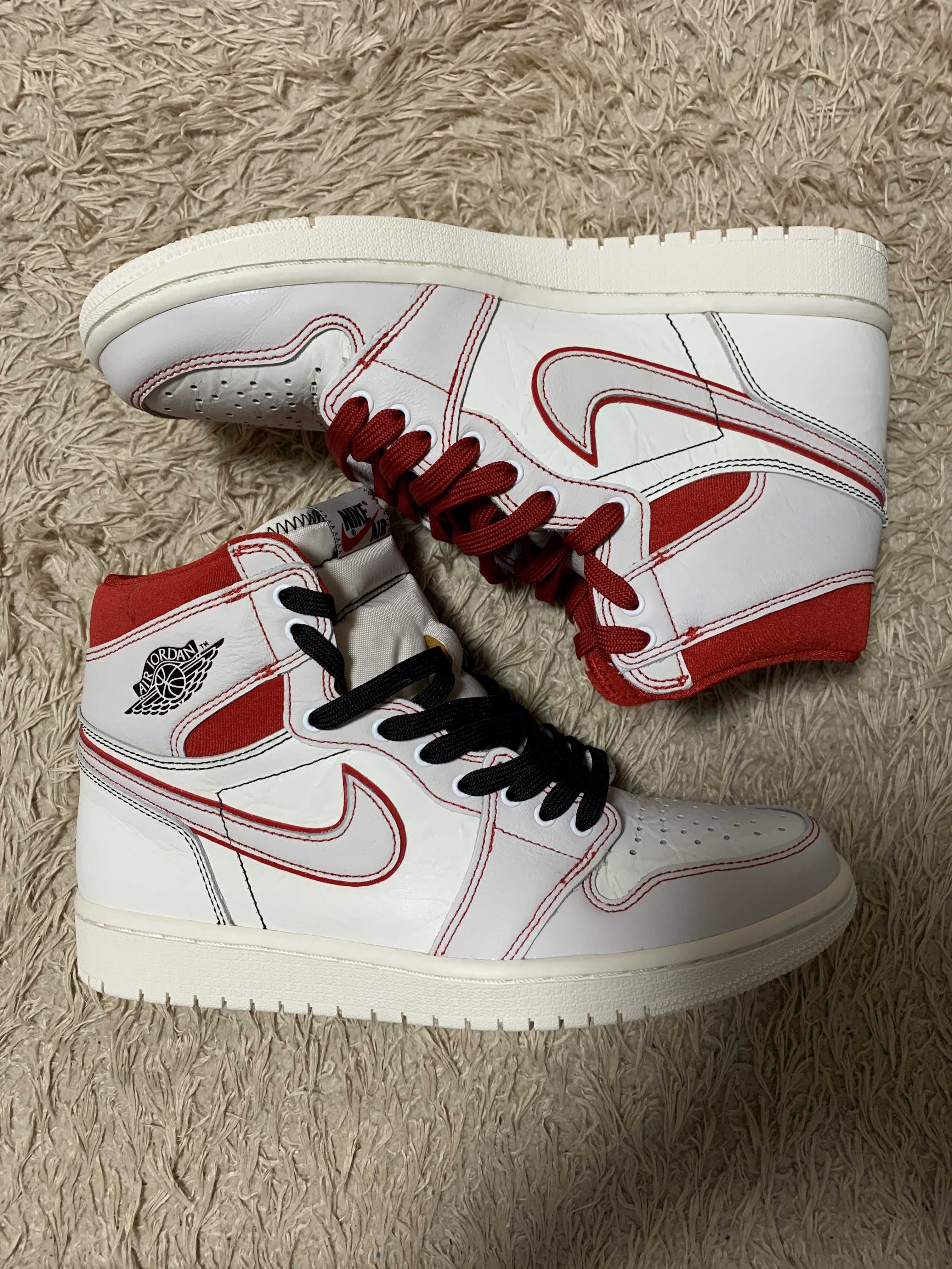 Nike Air Jordan 1 Retro High OG "Sail/University Red"     
