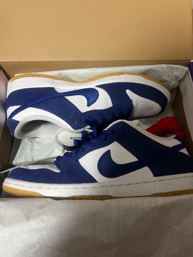 Nike SB Dunk Low "Los Angeles Dodgers/Deep Royal Blue"