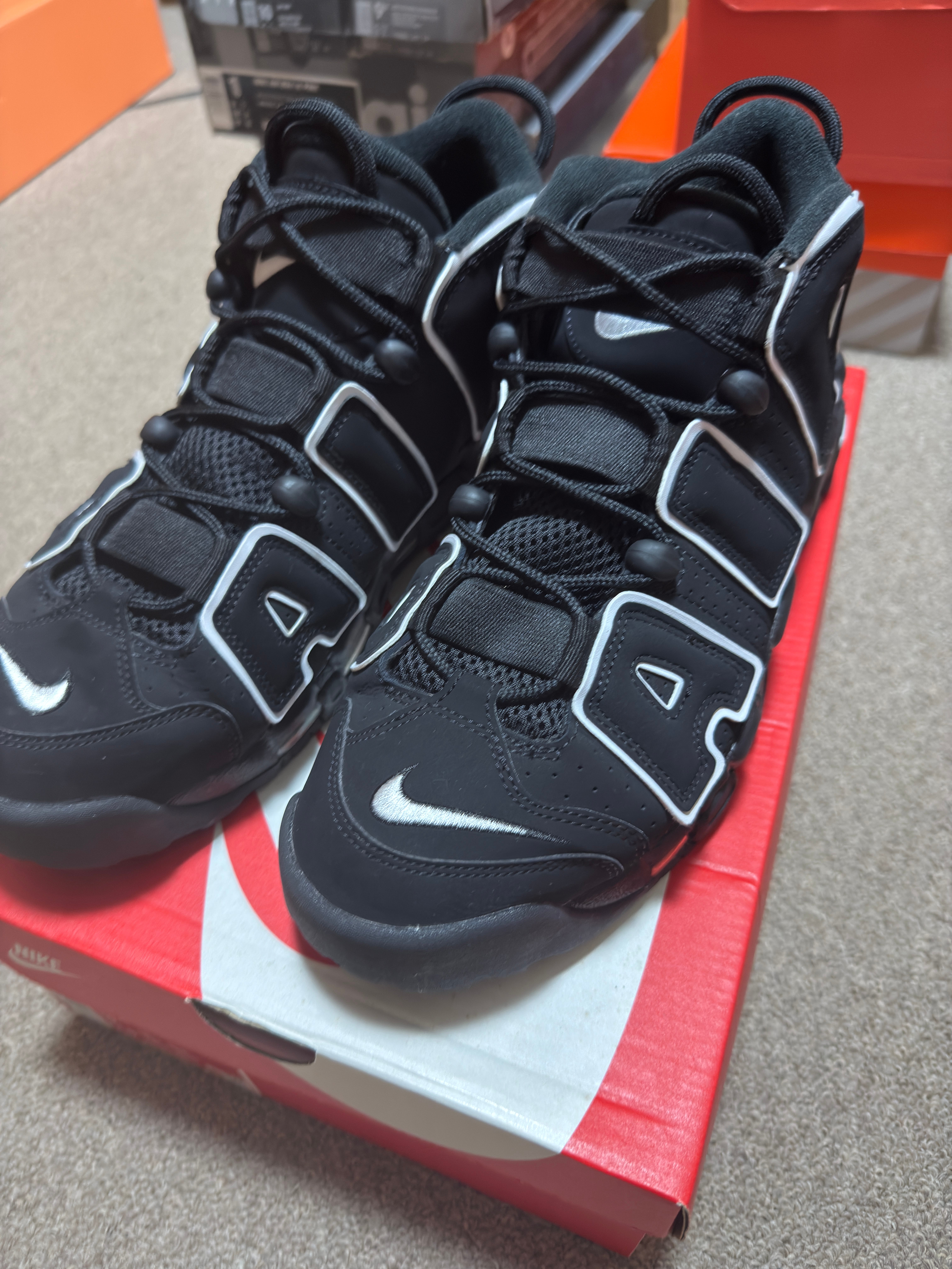 Nike Air More Uptempo "Black/White"(2020)