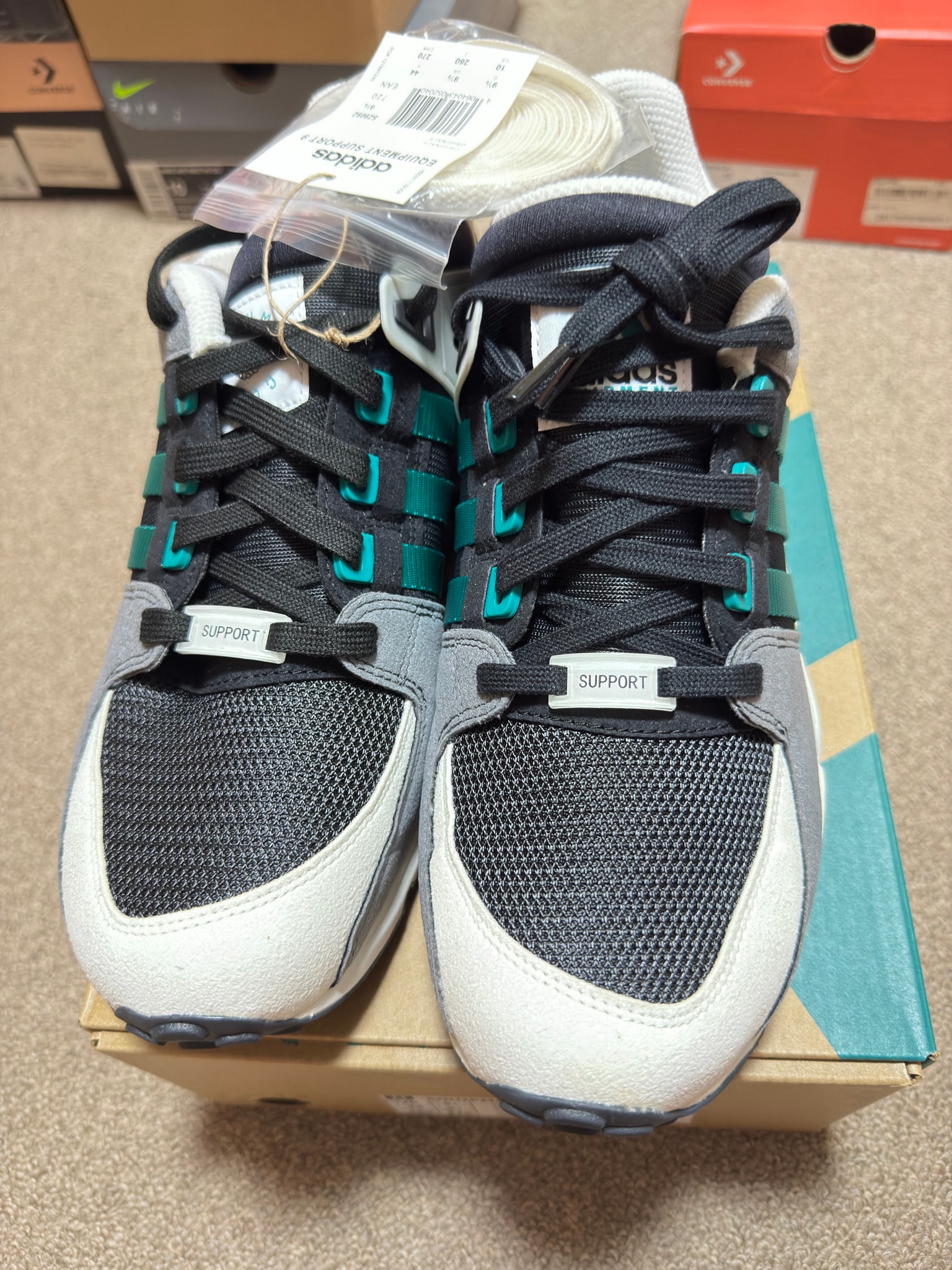 adidas Consortium Equipment Support 93 "Core Black/Core Black/White Vapour"