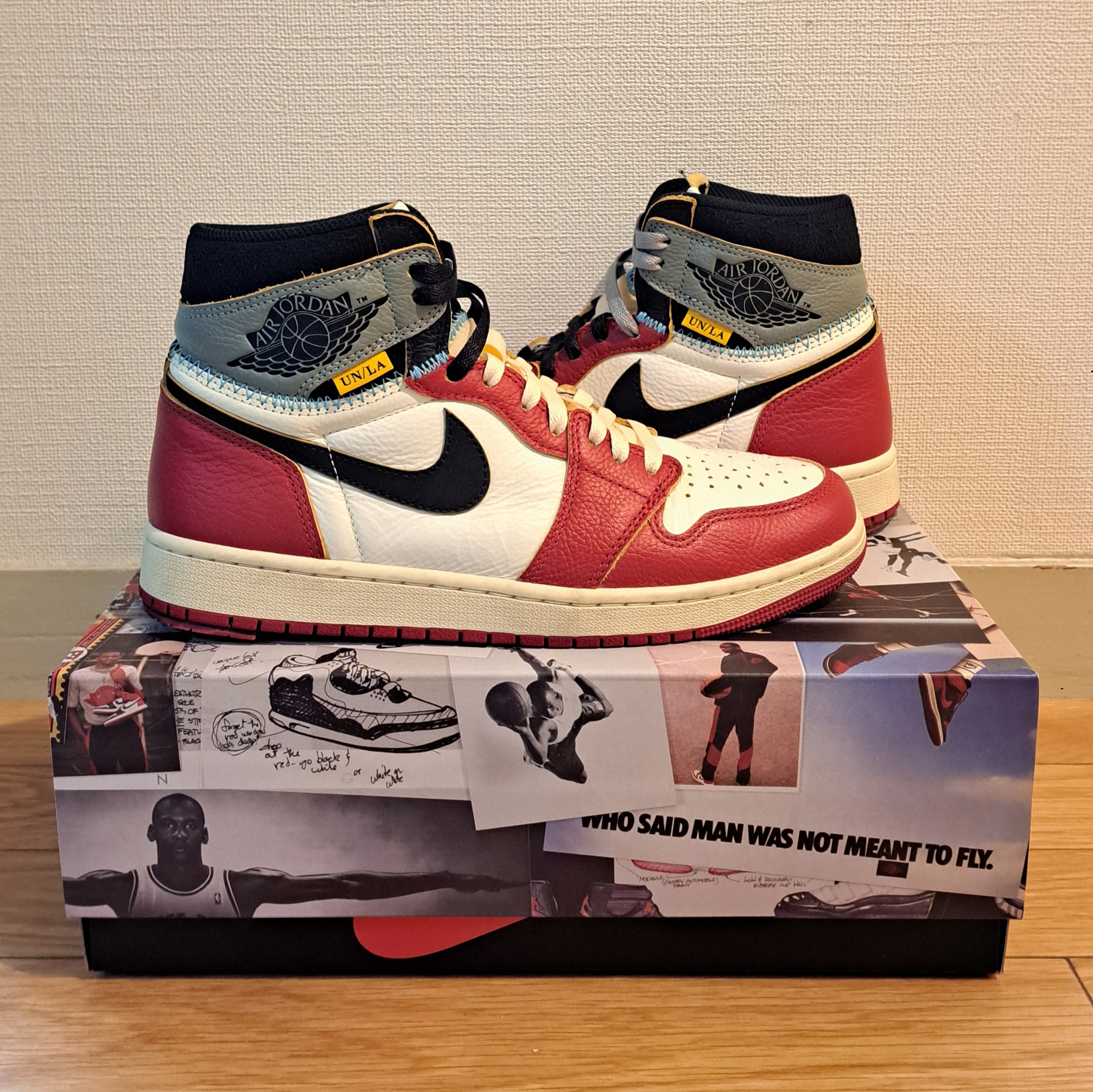 ユニオン × ナイキ エアジョーダン1 レトロ ハイ OG "シカゴ/シャドウ"