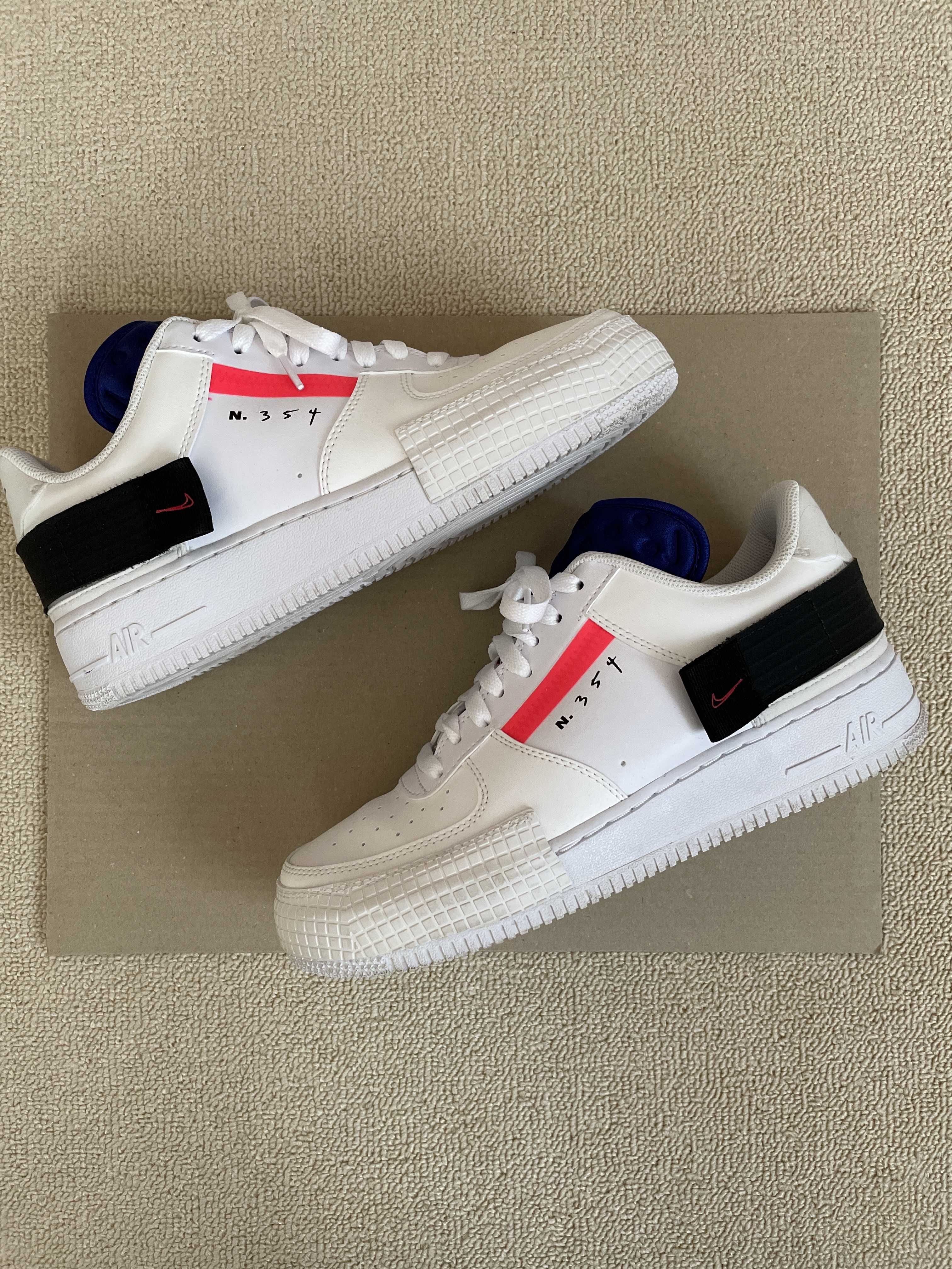 Nike Air Force 1 Low Type "Summit White/Red Orbit/White/Black"