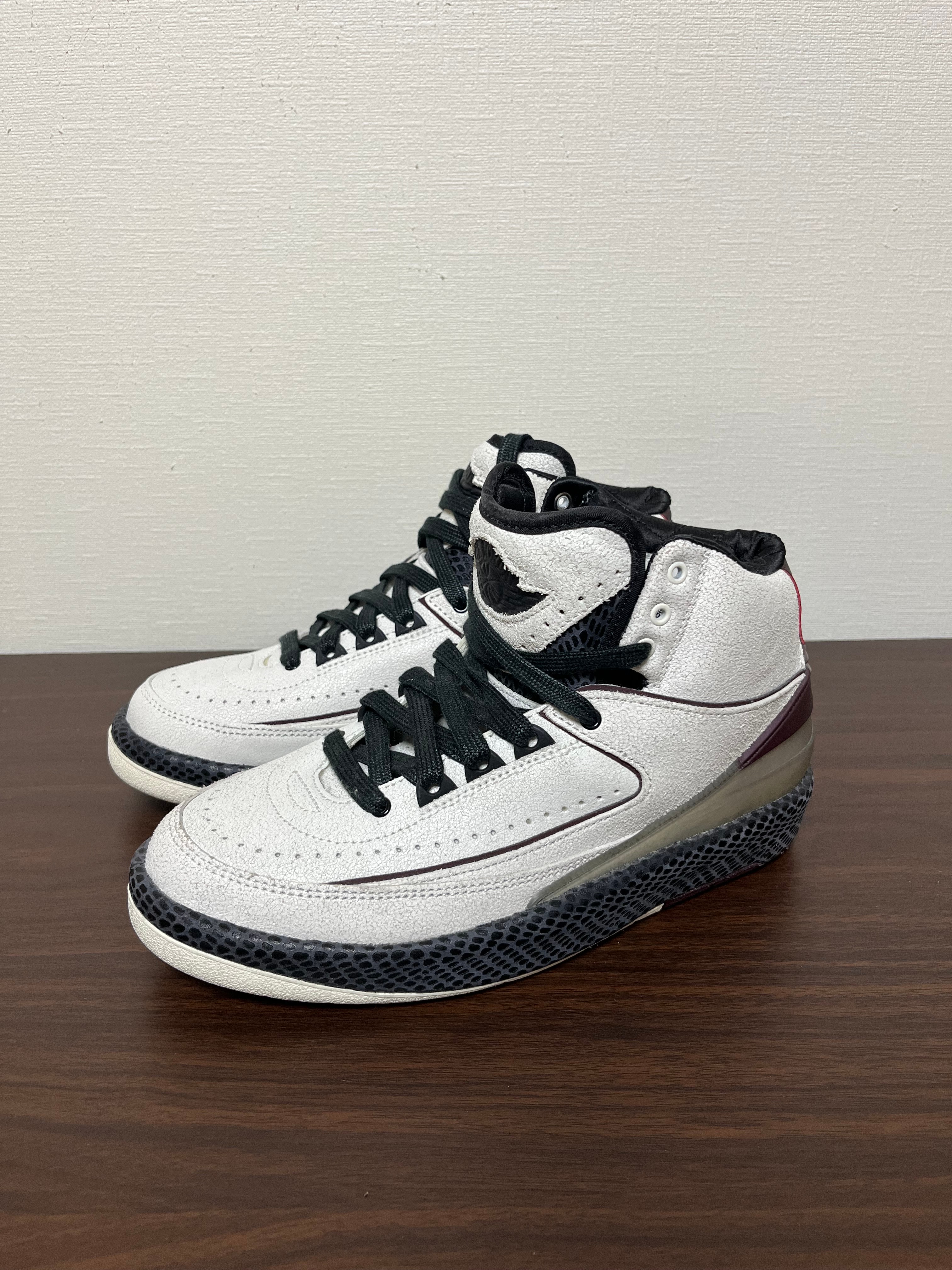 アママニエール × ナイキ エアジョーダン2 "エアネス/セイル アンド バーガンディ"