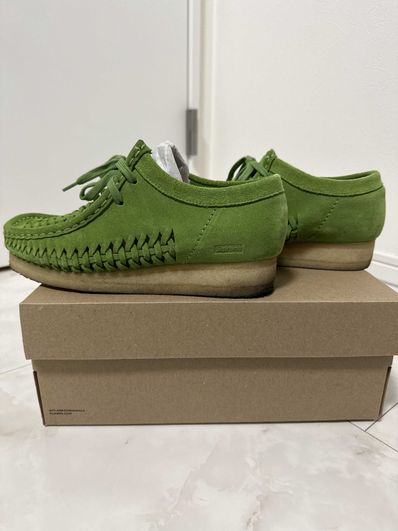 CLARKS × SUPREME WALLABEE "GREEN"