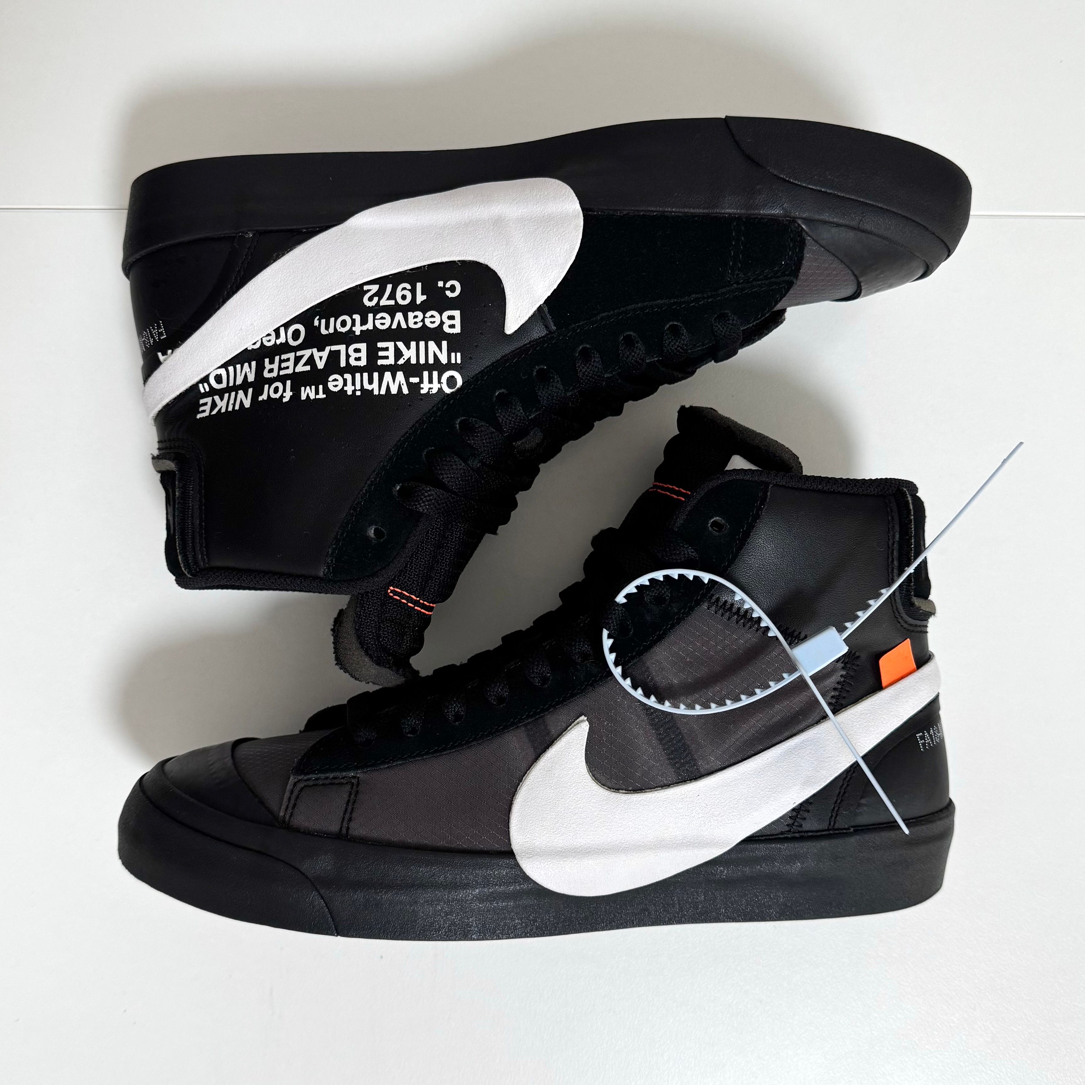 Off-White × Nike Blazer Studio Mid "Grim Reaper"