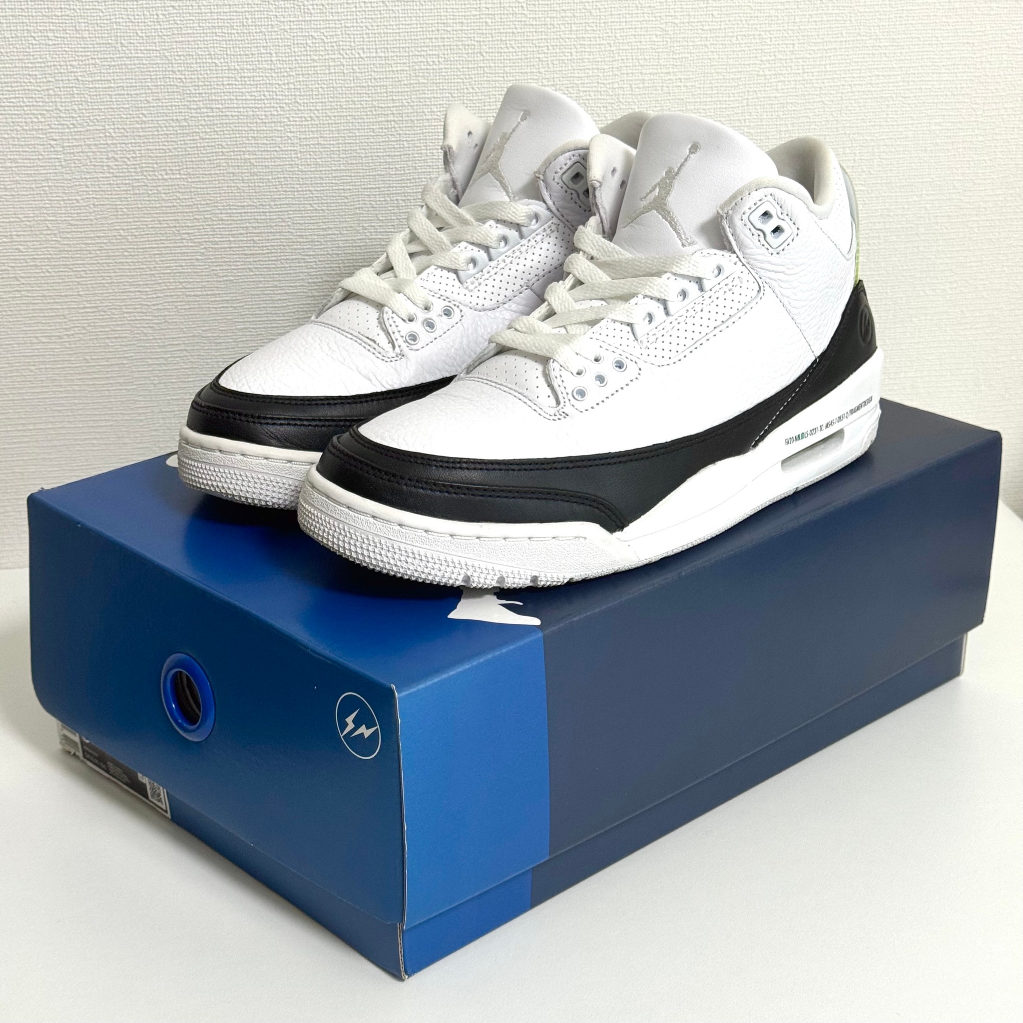 Fragment × Nike Air Jordan 3 "White/Black"