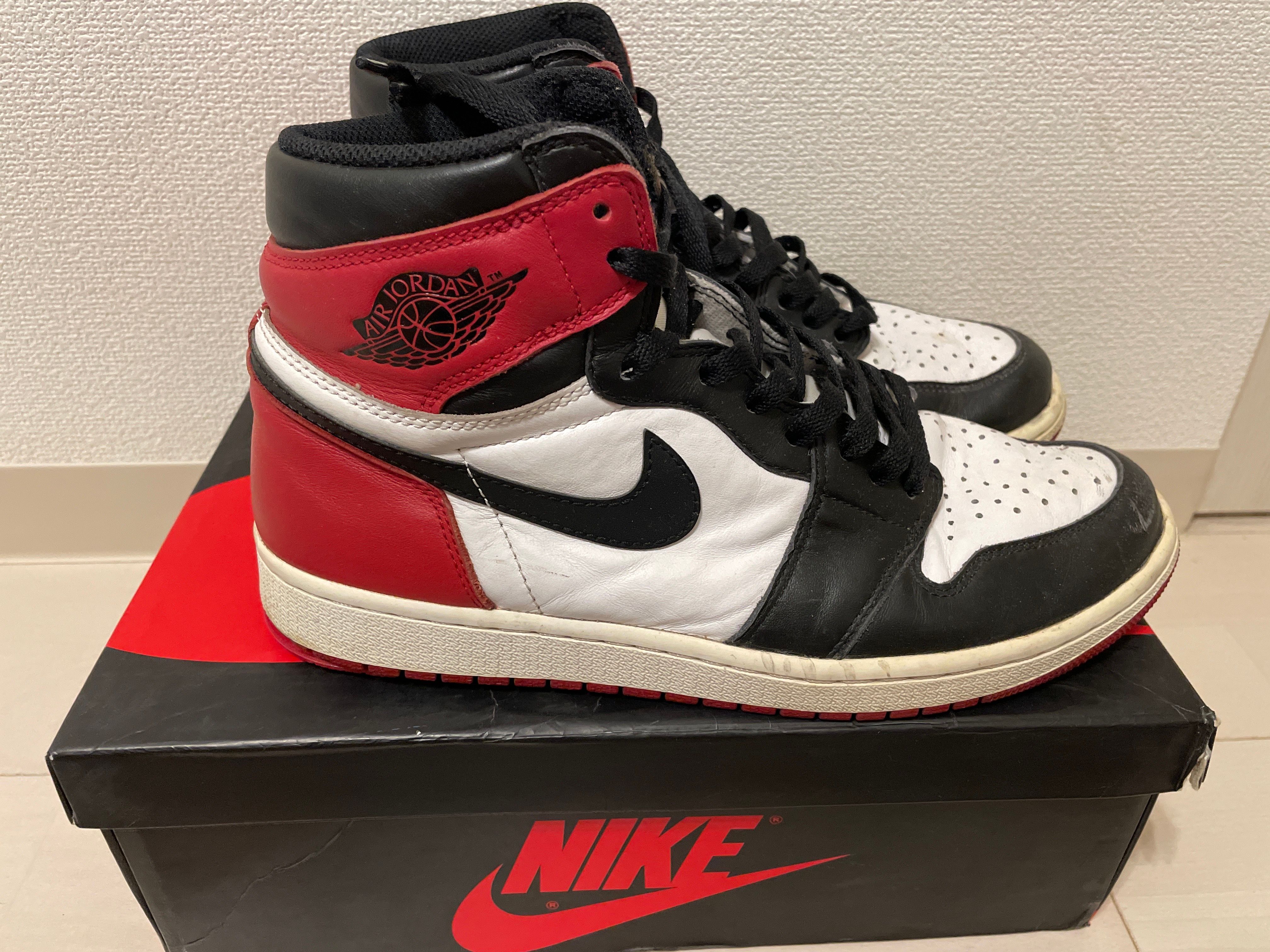 Nike Air Jordan 1 Retro High OG "Black Toe"(2016)