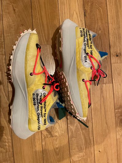 Off-White × Nike Women's Vapor Street "Tour Yellow"
