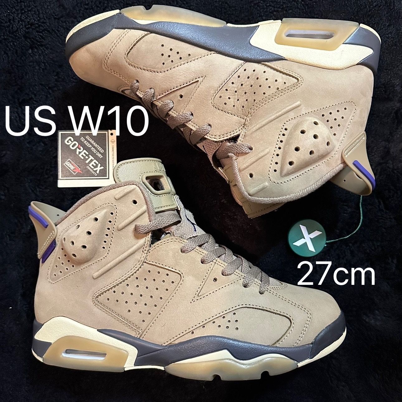 Nike Women's Air Jordan 6 Retro GORE-TEX "Brown Kelp"
