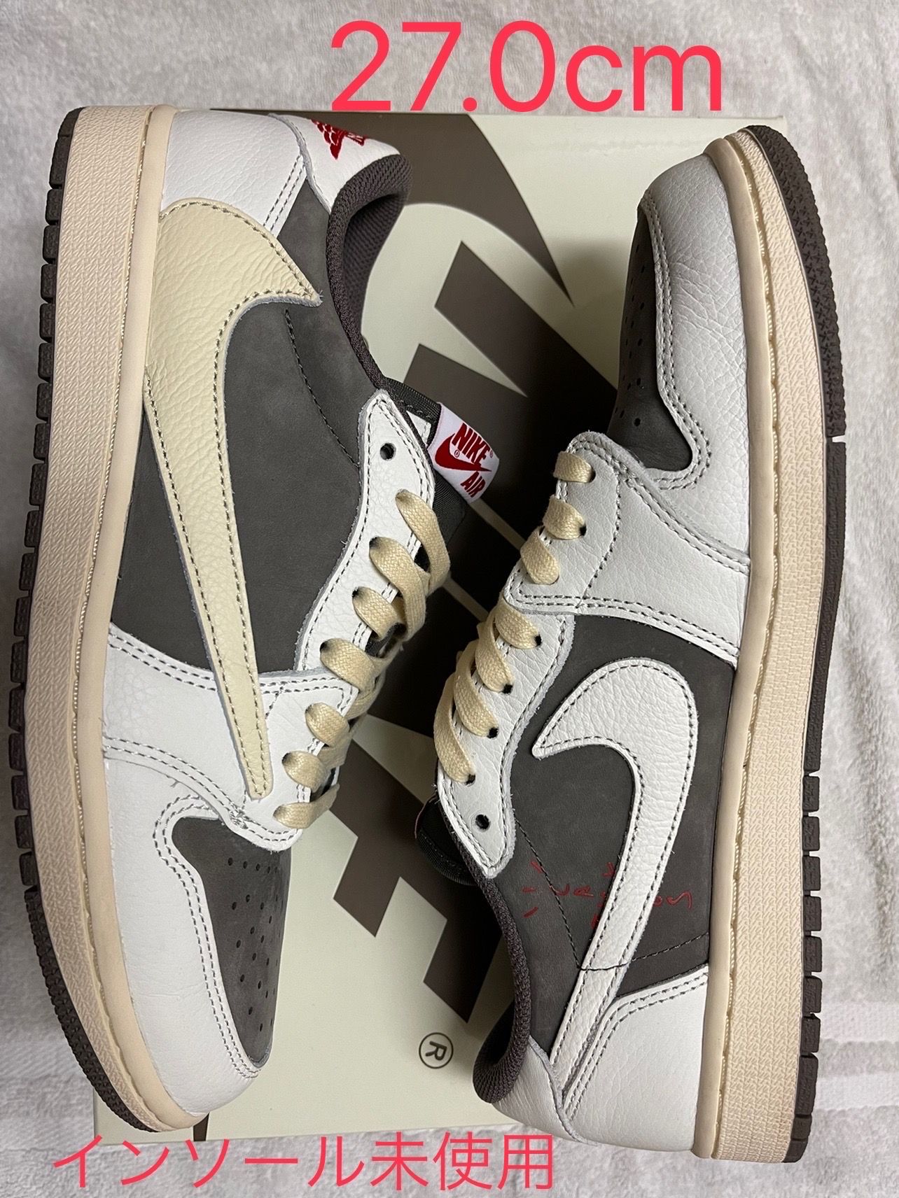 Travis Scott × Nike Air Jordan 1 Low OG SP "Reverse Mocha/Sail and Ridgerock"