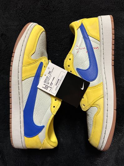 Travis Scott × Nike Women's Air Jordan 1 Retro Low OG "Canary"