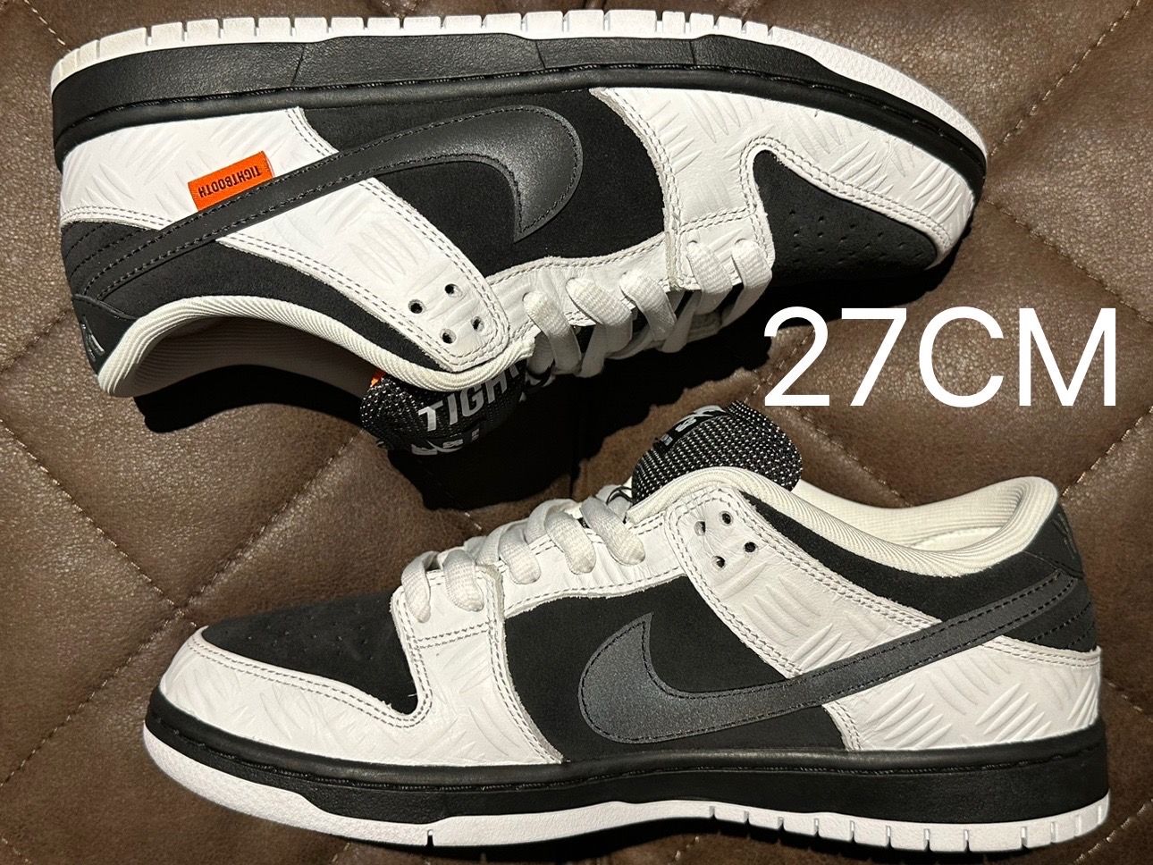 TIGHTBOOTH × Nike SB Dunk Low Pro QS "Black and White"