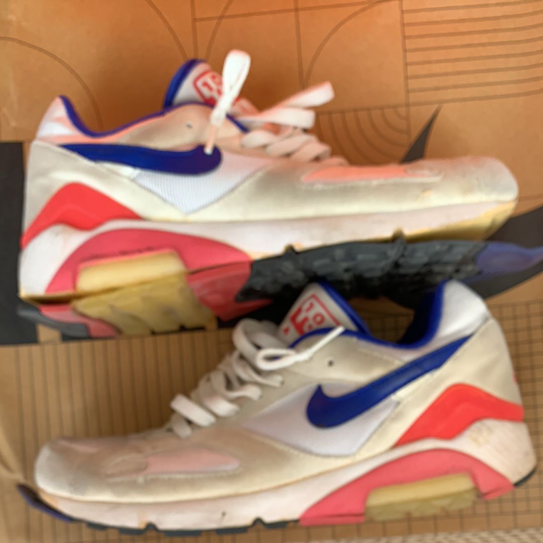 Nike Air Max 180 "White/Ultramarine/Solar Red" (2018)