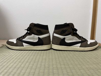 Travis Scott × Nike Air Jordan 1 Retro High OG TS SP "Sail/Dark Mocha"