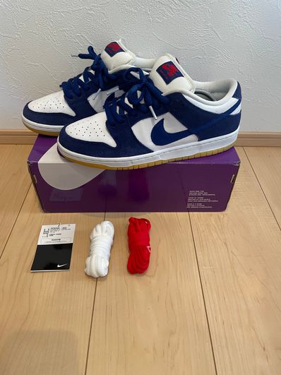 Nike SB Dunk Low "Los Angeles Dodgers/Deep Royal Blue"