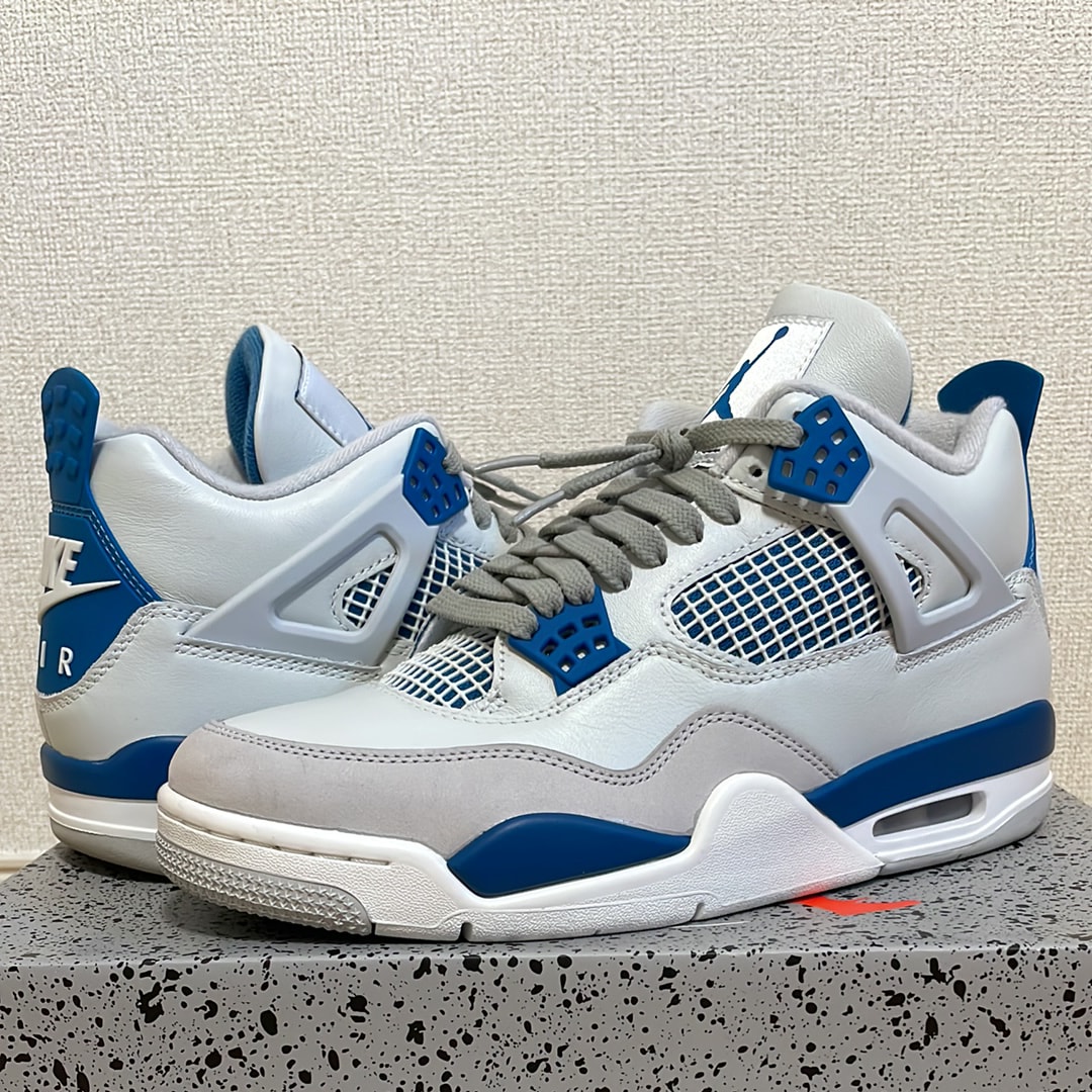 ナイキ エアジョーダン4 レトロ "インダストリアルブルー"