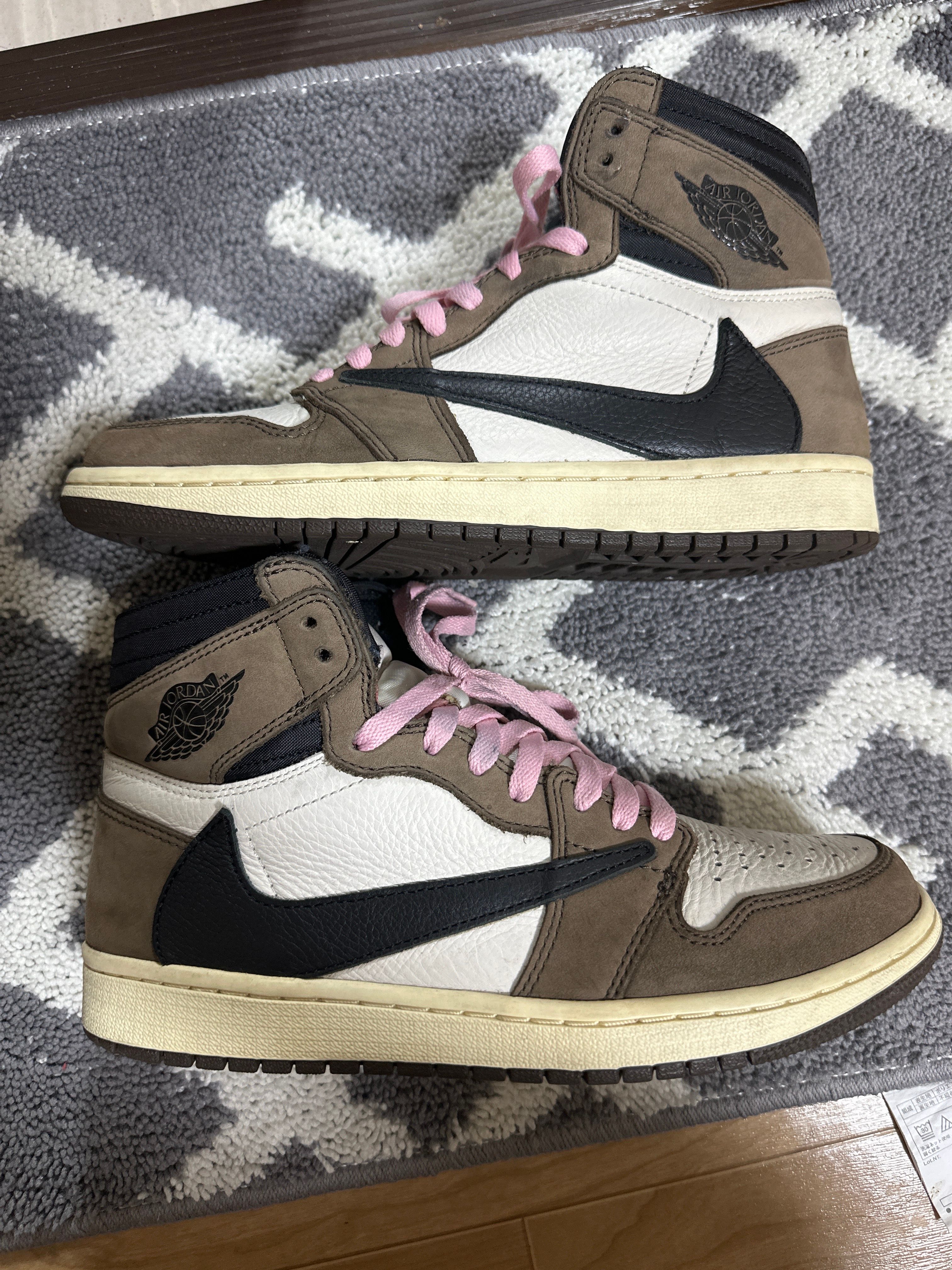Travis Scott × Nike Air Jordan 1 Retro High OG TS SP "Sail/Dark Mocha"