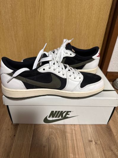 Travis Scott × Nike Women's Air Jordan 1 Low OG "Medium Olive"