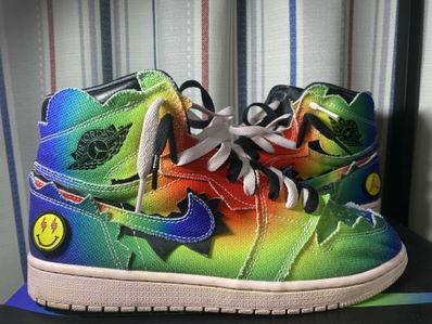 J Balvin × Nike Air Jordan 1 High OG "Rainbow"