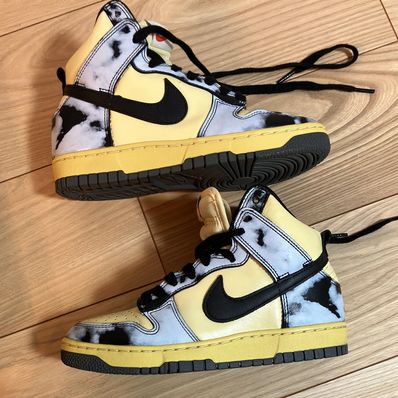 Nike Dunk High "Black Acid Wash"