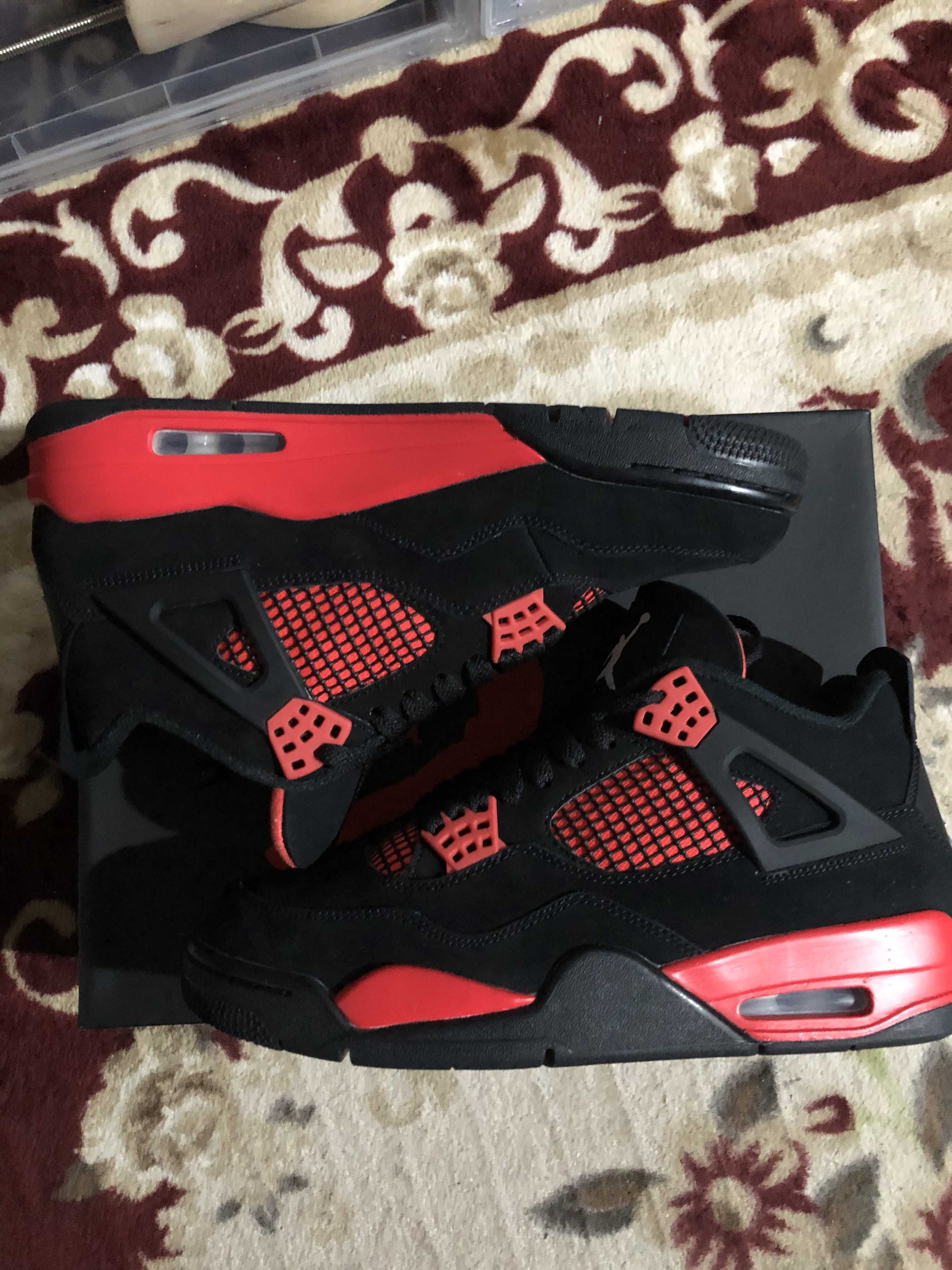Nike Air Jordan 4 "Red Thunder/Crimson"