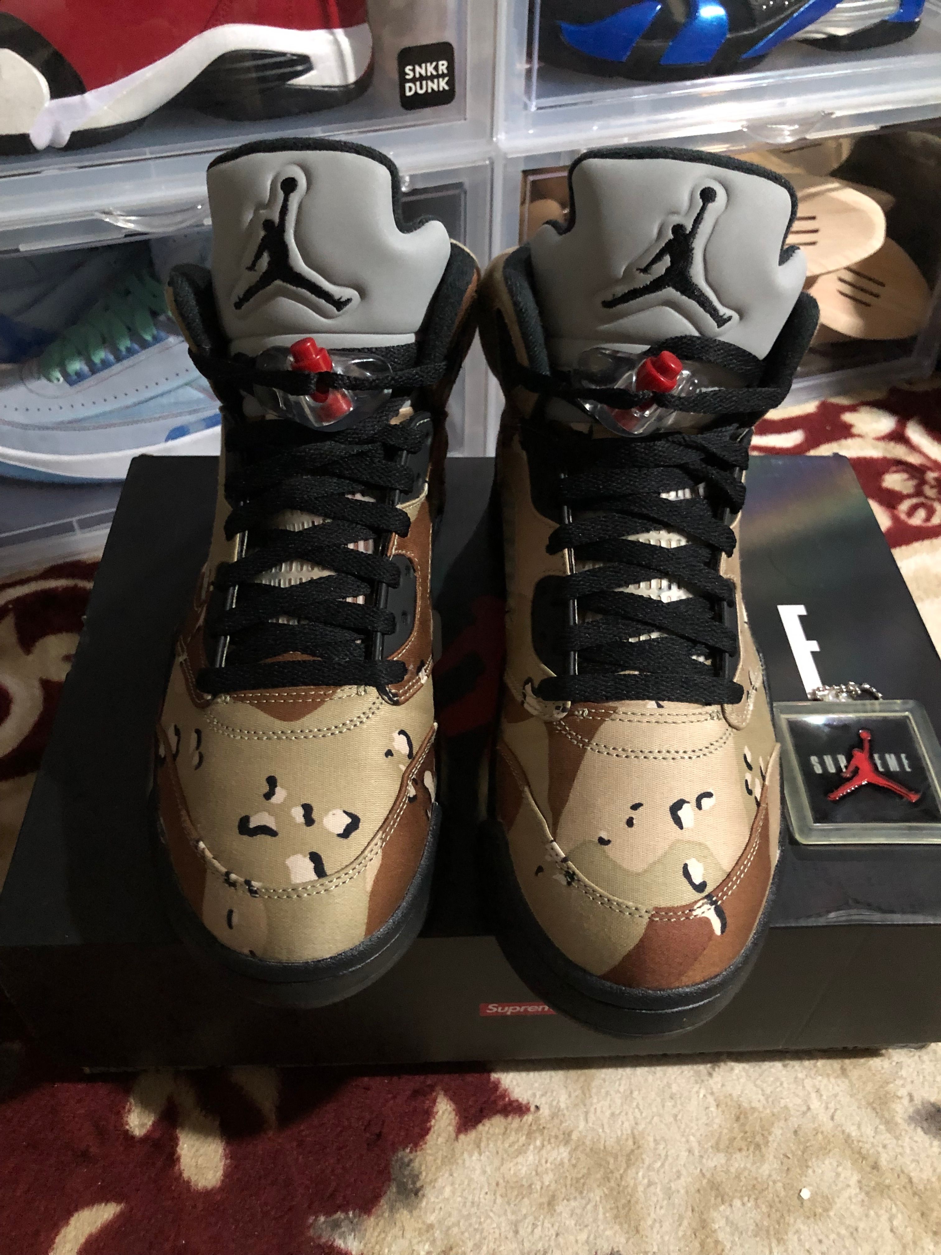 Supreme × Nike Air Jordan 5 Retro "Desert Camo"