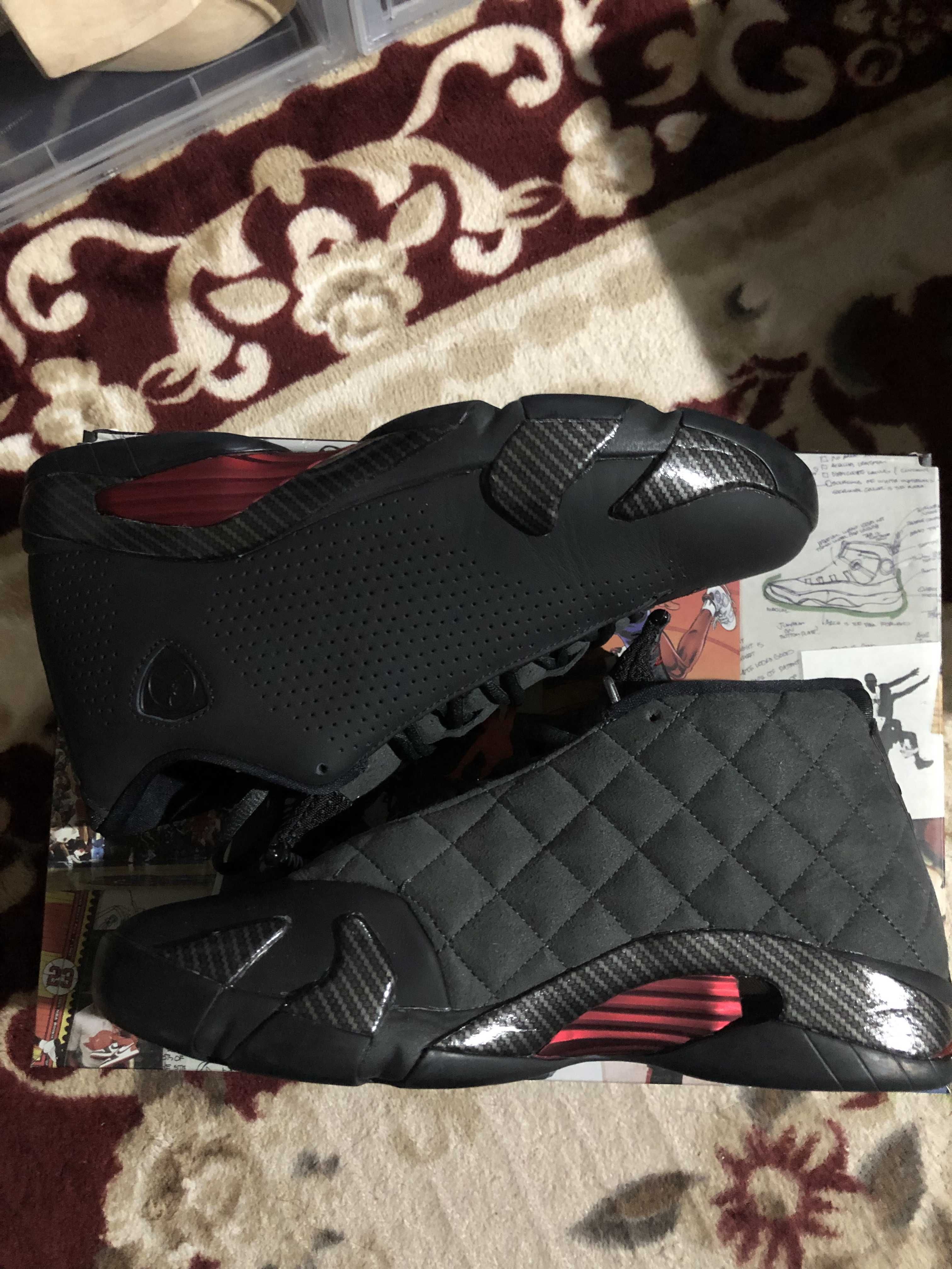 NIKE AIR JORDAN 14 "BLACK FERRARI"