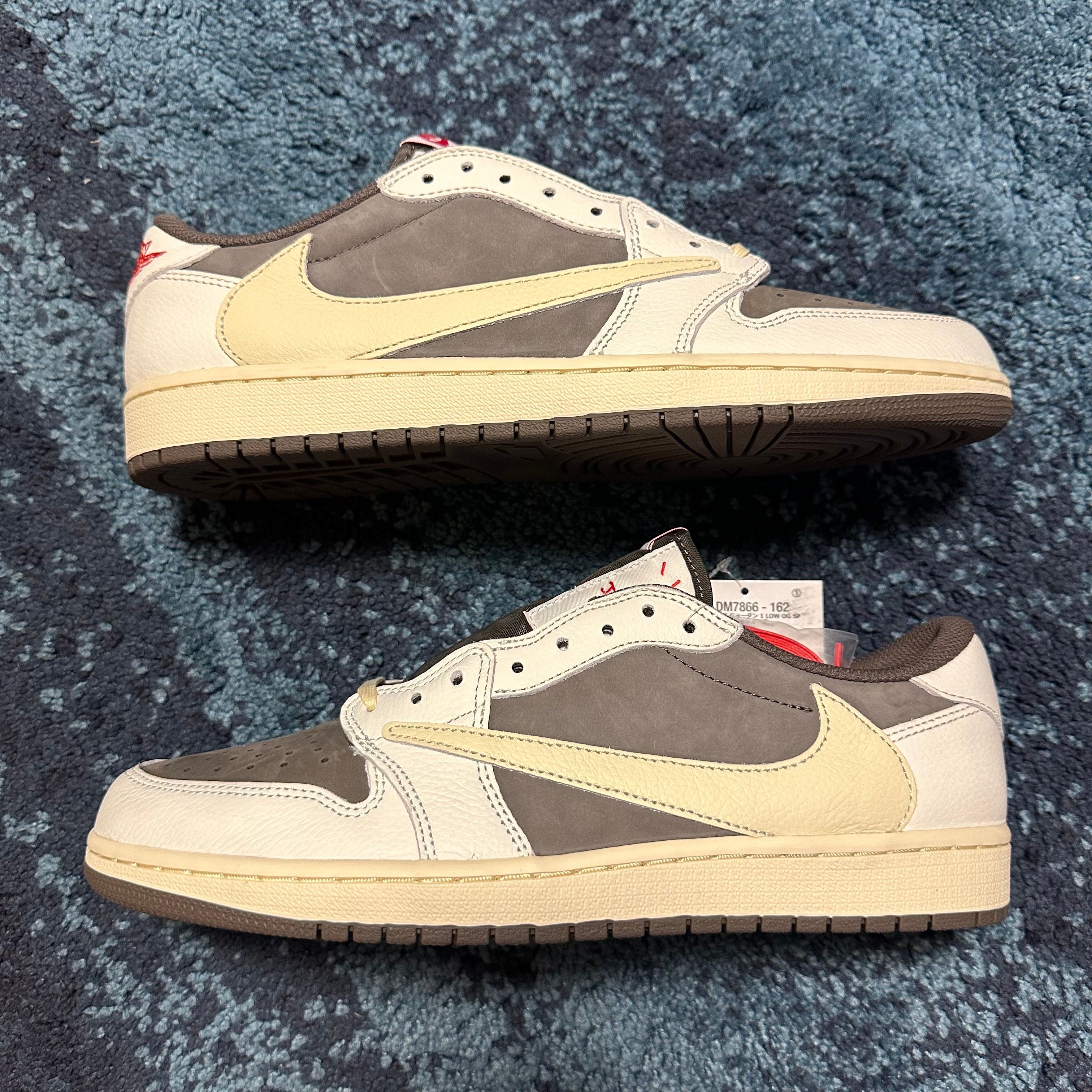 Travis Scott × Nike Air Jordan 1 Low OG SP "Reverse Mocha/Sail and Ridgerock"