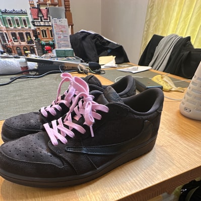 Travis Scott × Nike Air Jordan 1 Low OG SP "Velvet Brown and Dark Mocha"