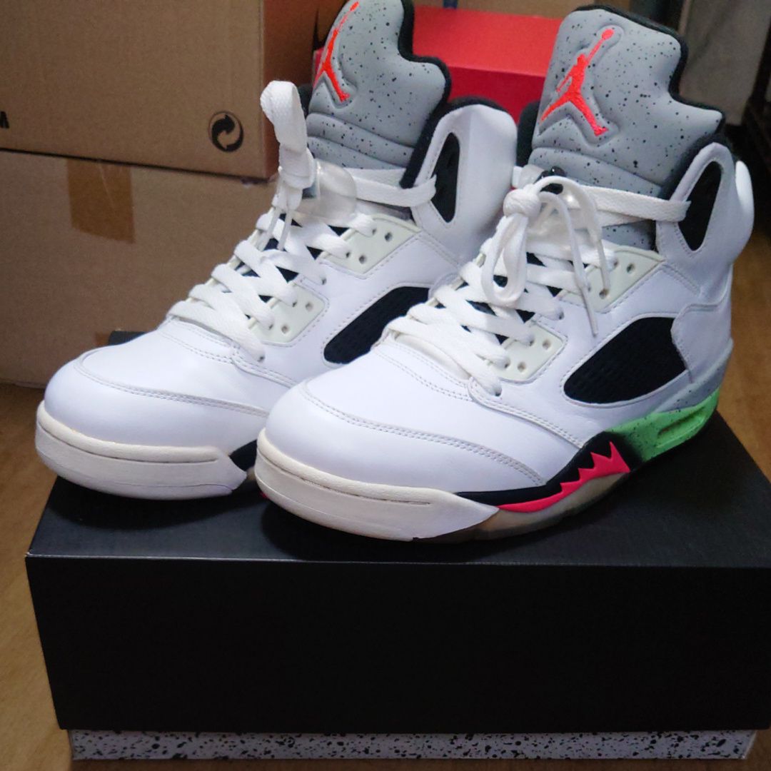 NIKE AIR JORDAN 5 RETRO POISON GREEN