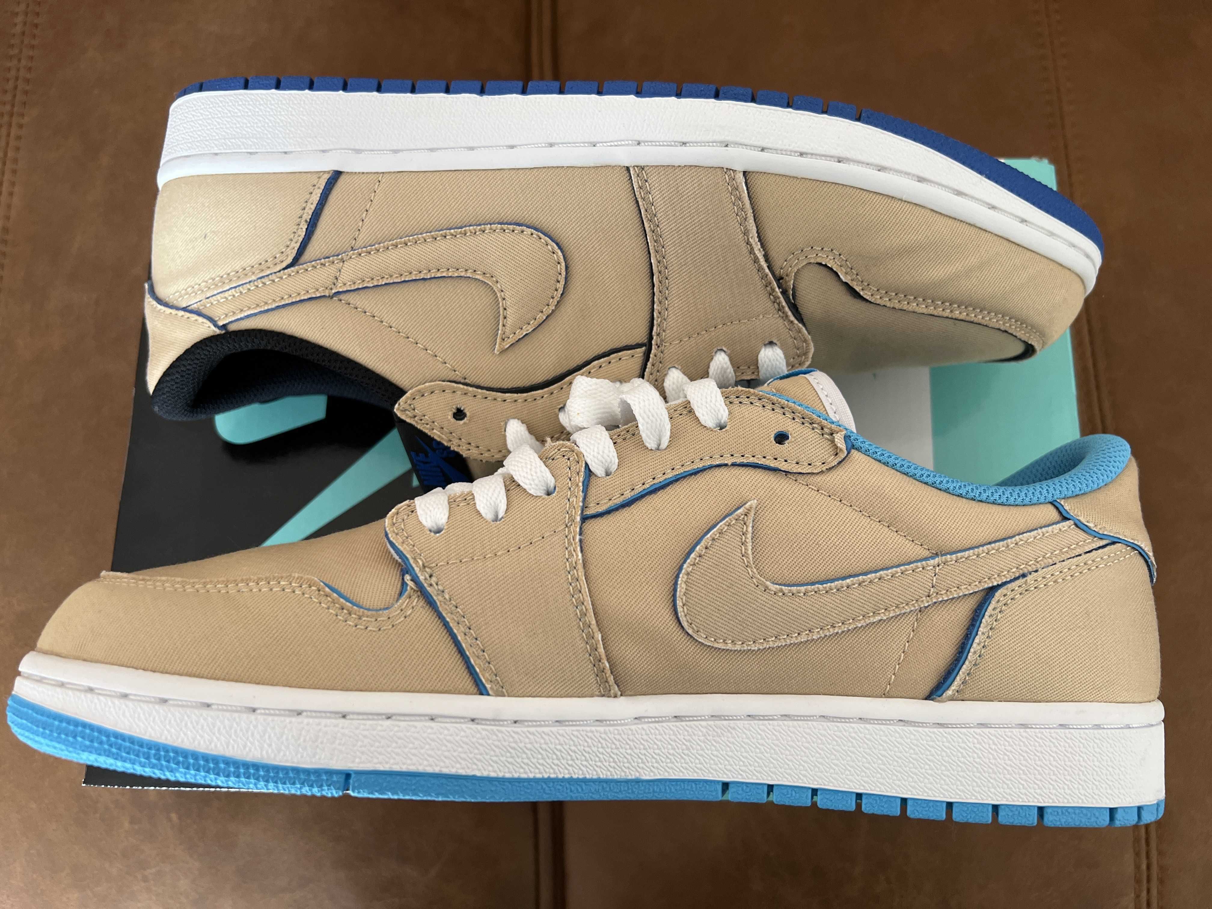 Nike SB Air Jordan 1 Low "Desert Ore/Royal Blue"