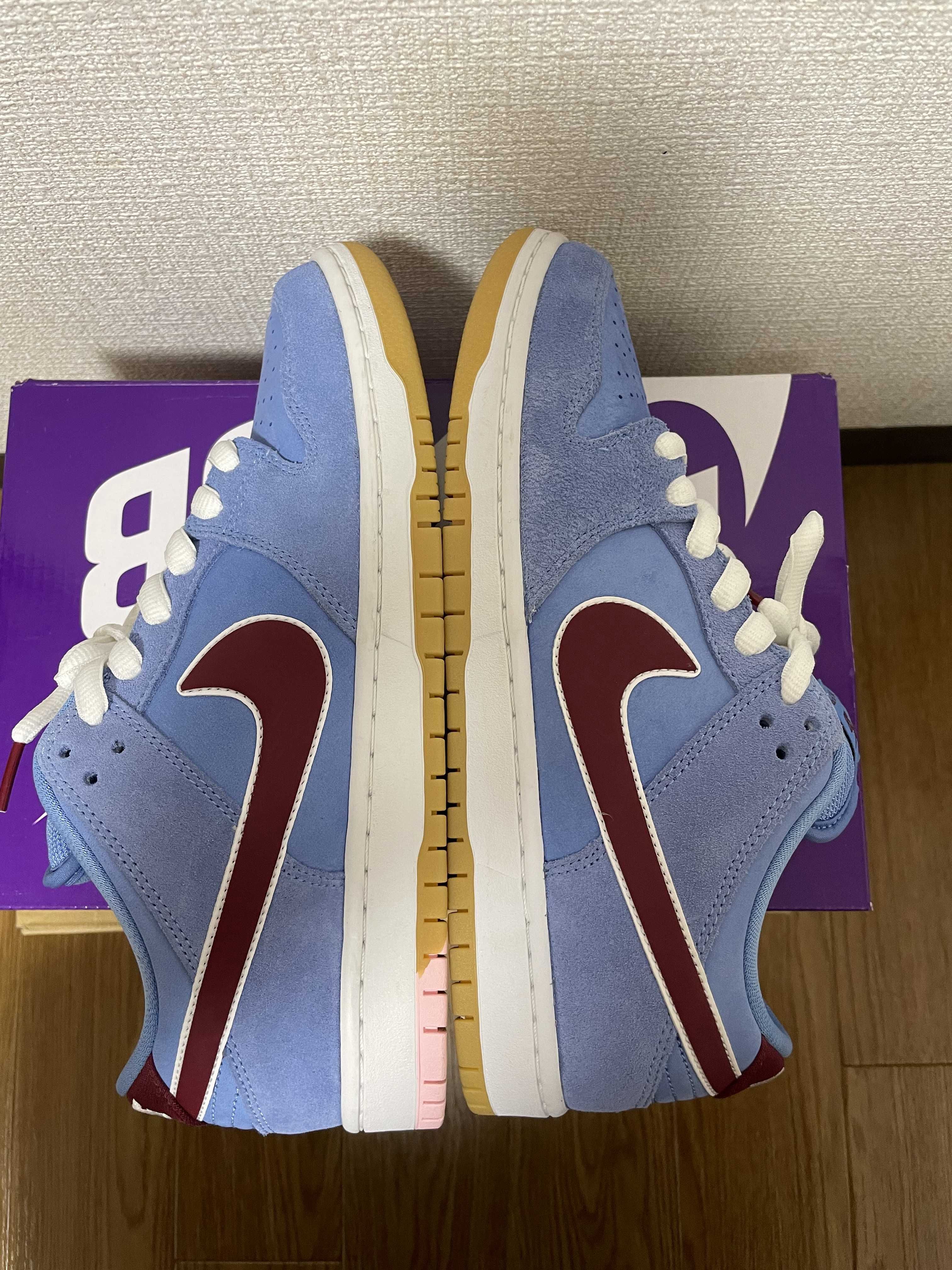 Nike SB Dunk Low Pro "Philadelphia Phillies/Valor Blue and Team Maroon"